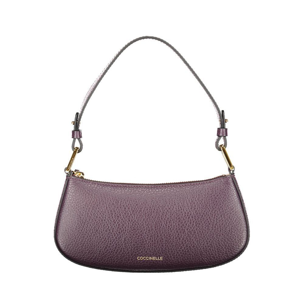 Coccinelle Purple Leather Handbag