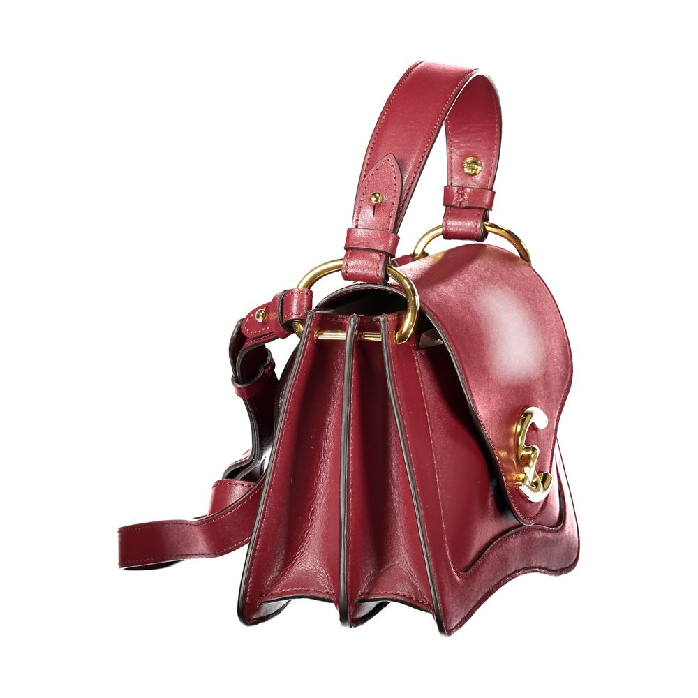 Coccinelle Purple Leather Handbag