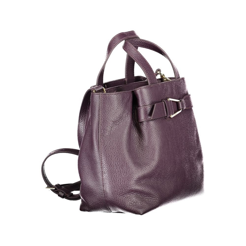 Coccinelle Purple Leather Handbag