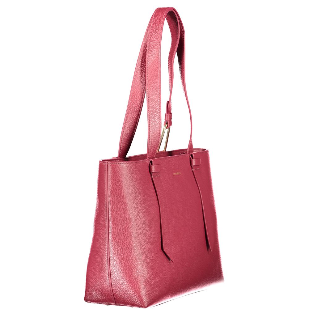 Coccinelle Purple Leather Handbag