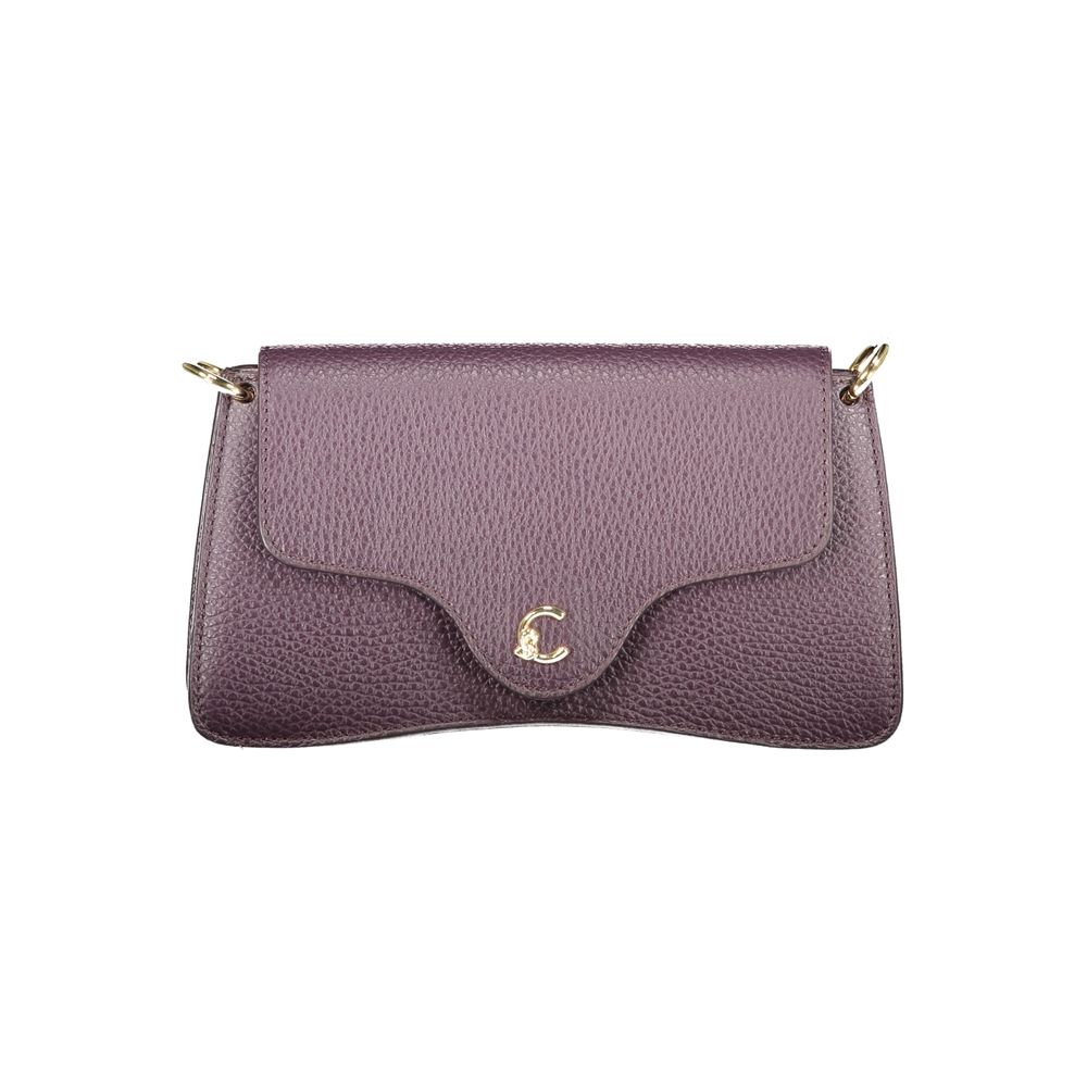 Coccinelle Purple Leather Handbag