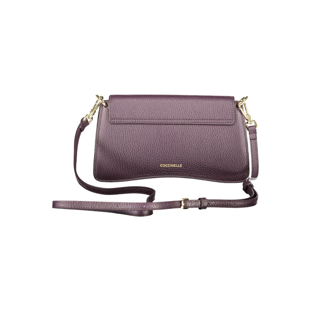 Coccinelle Purple Leather Handbag