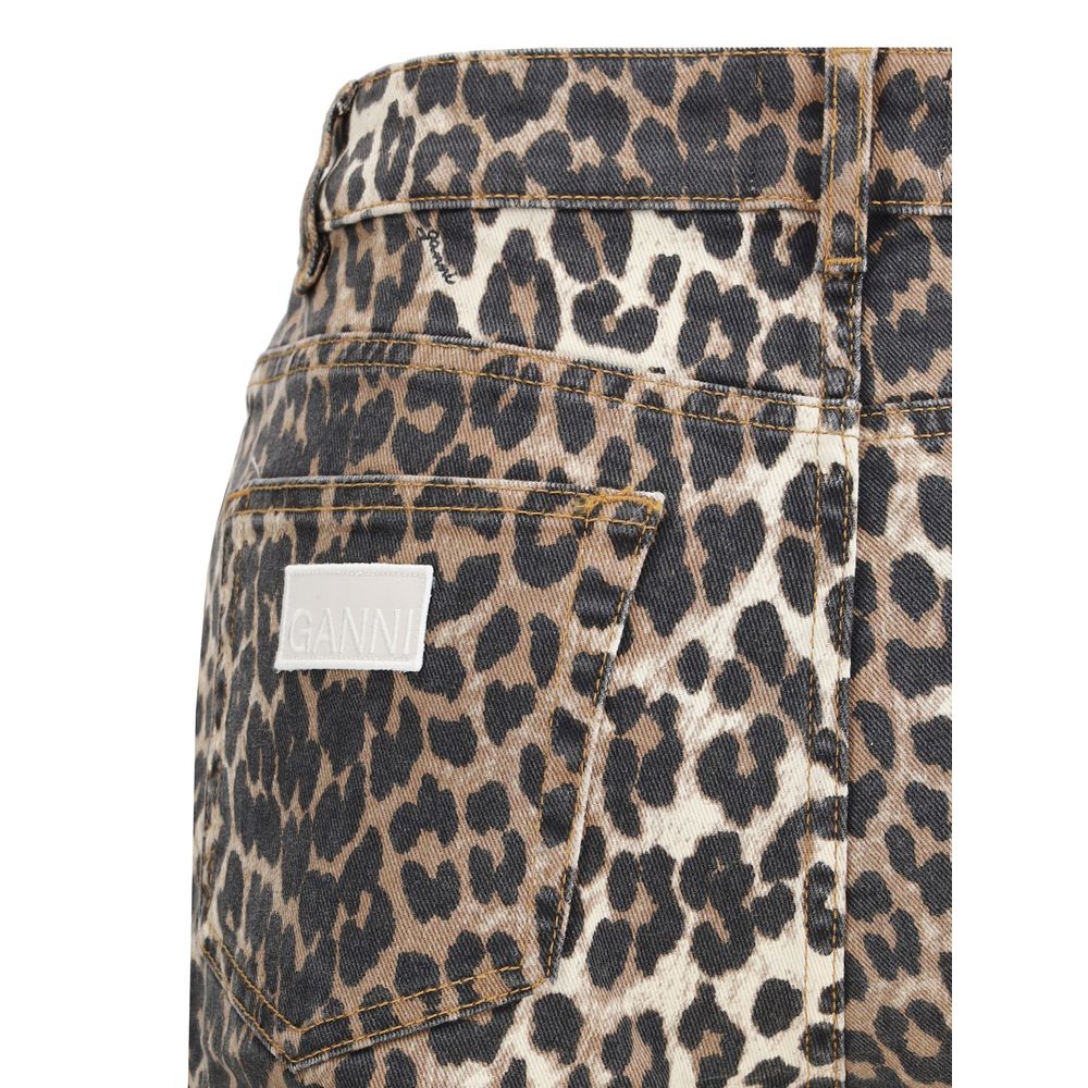 Ganni Animal print Pants