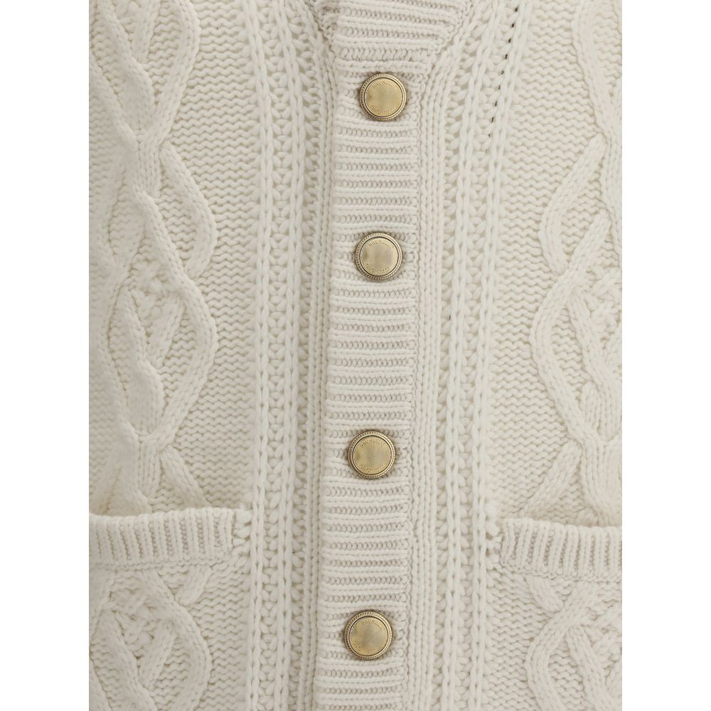 Brunello Cucinelli Cable-Knit Cashmere Cardigan