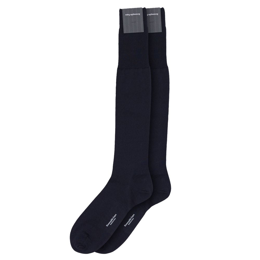 ZEGNA Blue Wool Sock