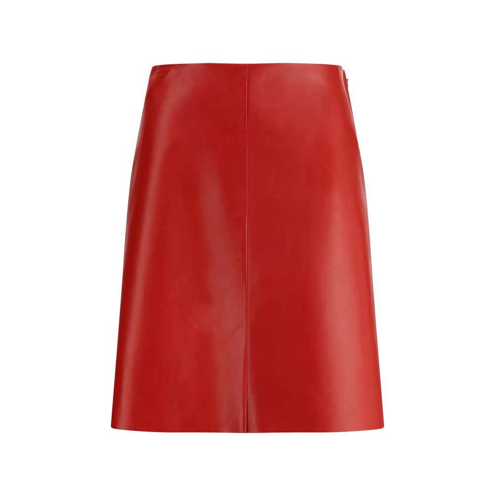 Miu Miu Nappa Leather Skirt