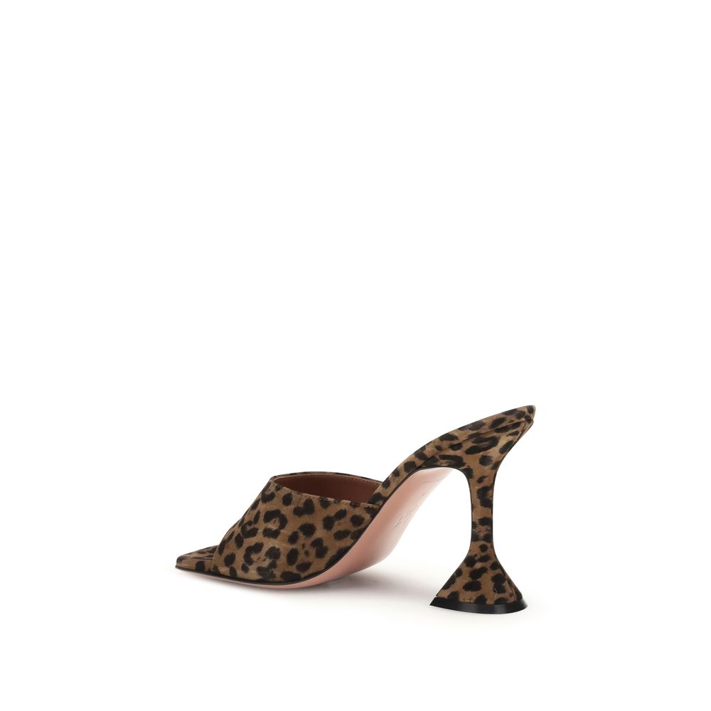 Amina Muaddi Leopard-print Lupita Sandals