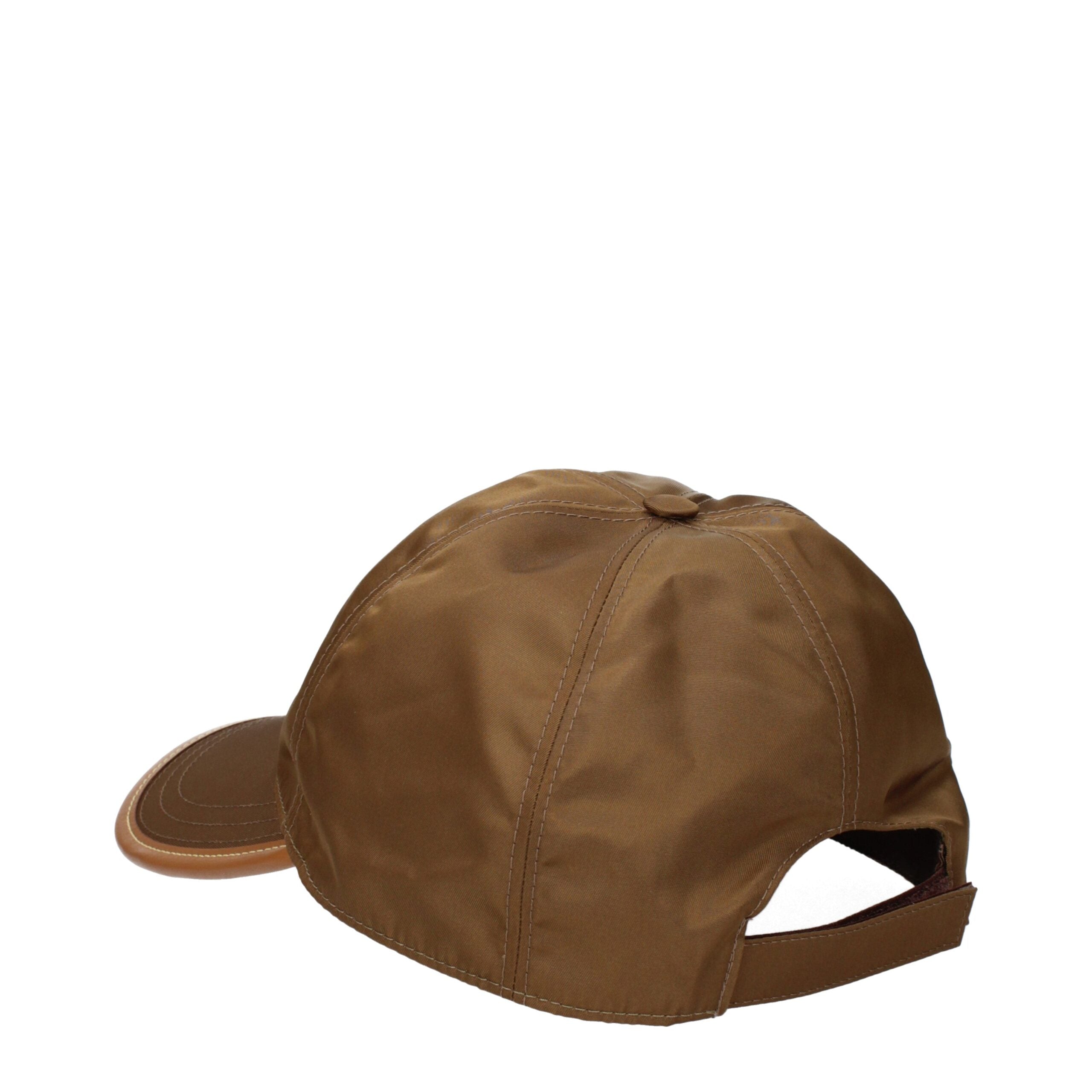 Prada Brown Polyamide Caps (Baseball Hat)