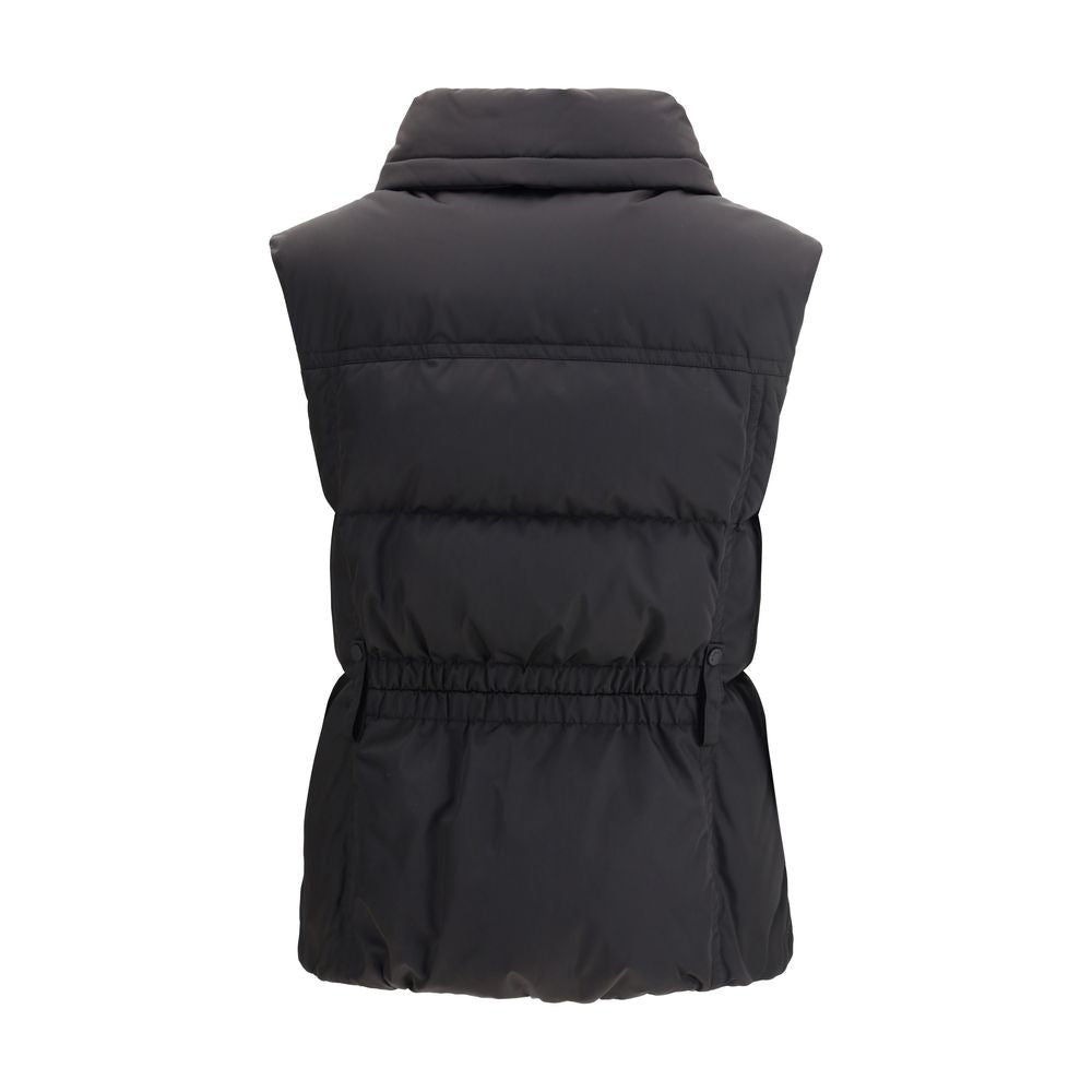 Moncler Grenoble Black Polyester Sleveless Jacket