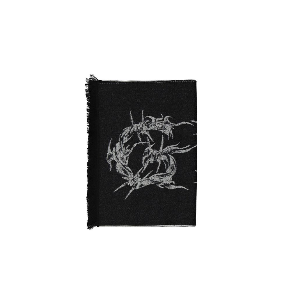 Givenchy Black Virgin Wool Scarf