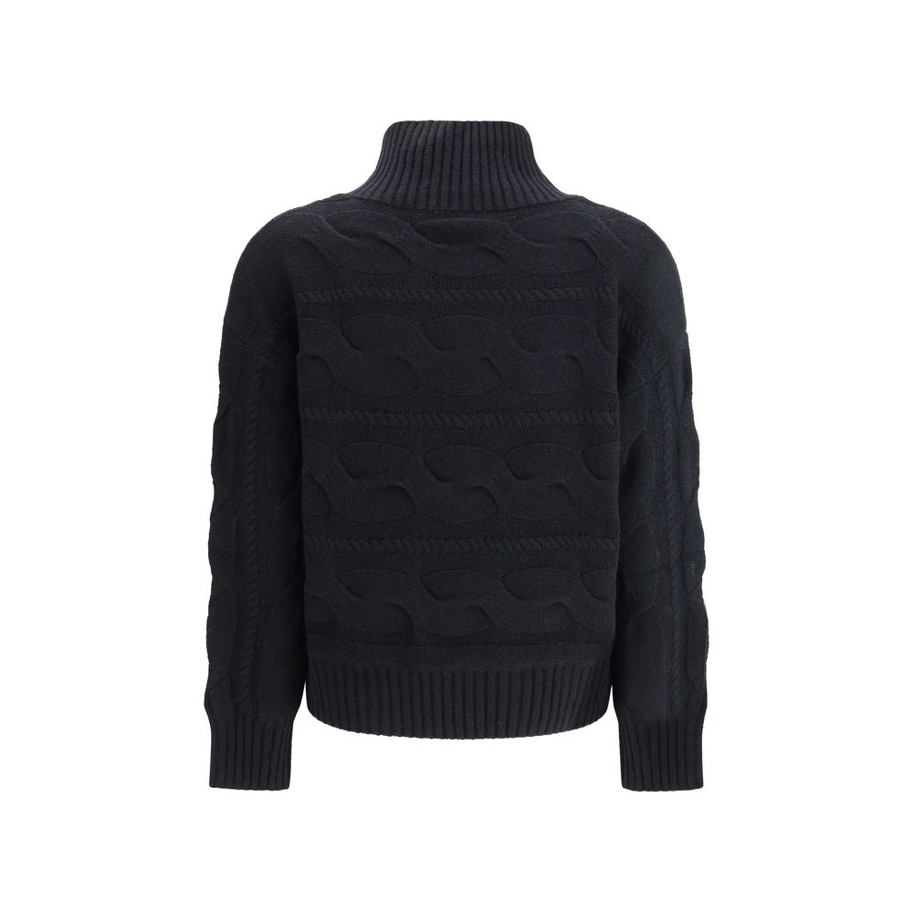 Max Mara High-neck cable-knit Sweater