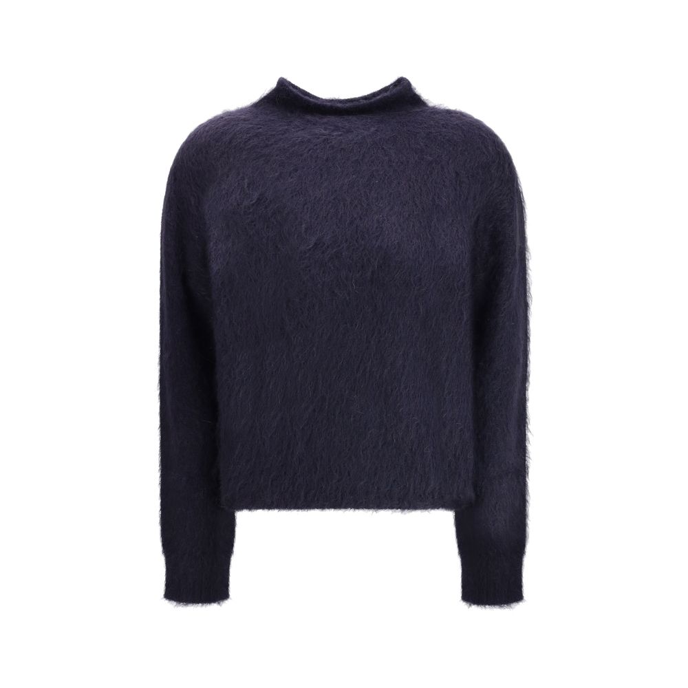 Max Mara Turtleneck Sweater in brushed mohair-blend yarn
