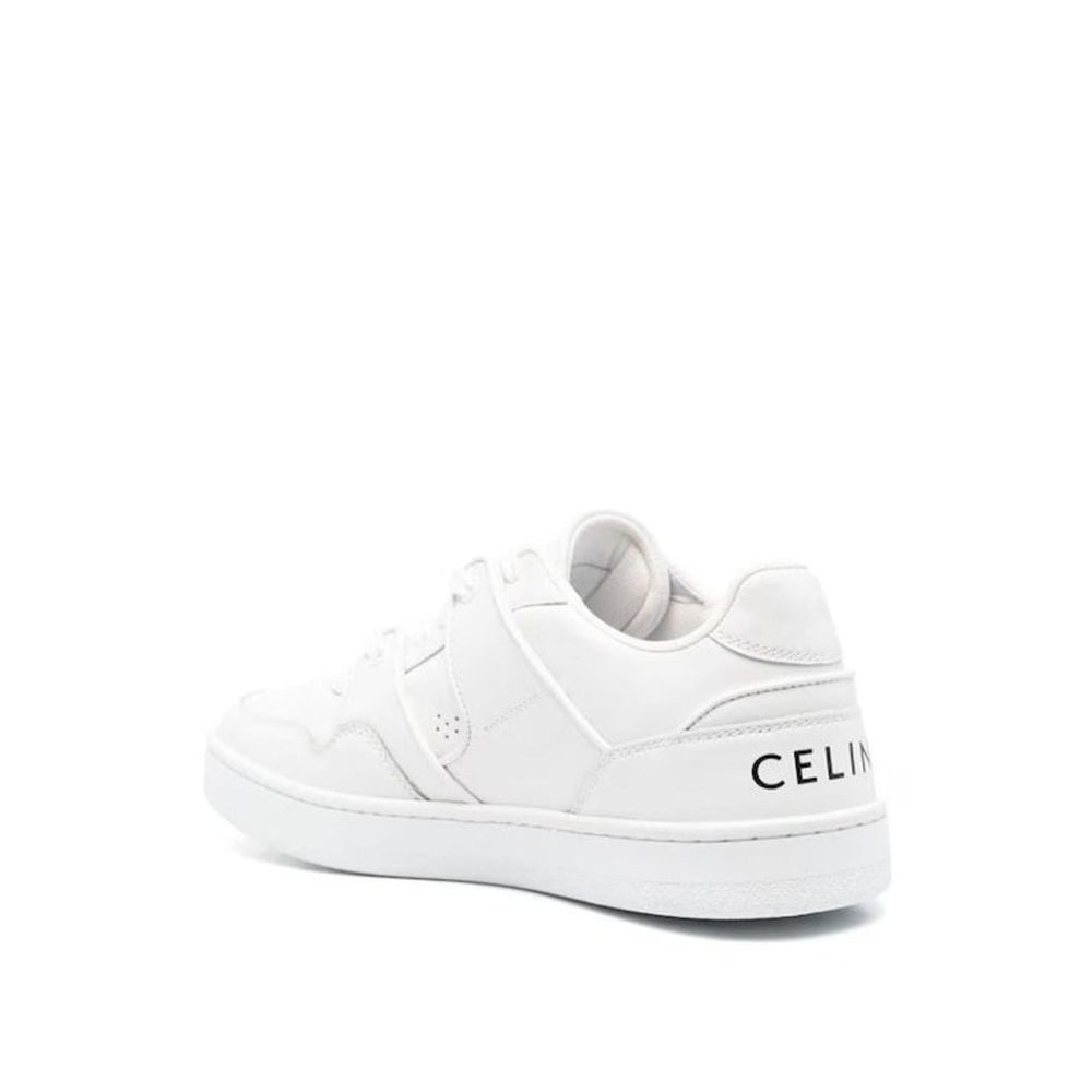 Celine White Calfskin Low Top Sneakers