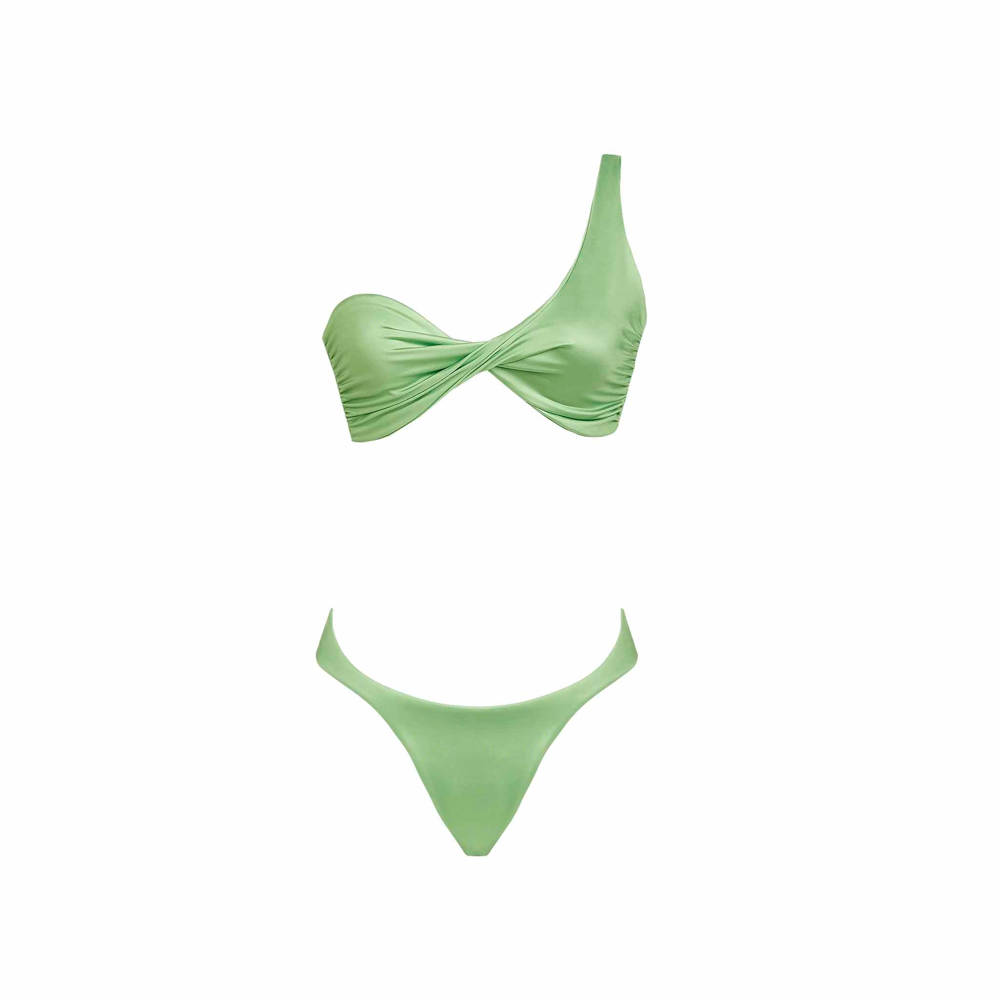 Vestido de ba–o verde