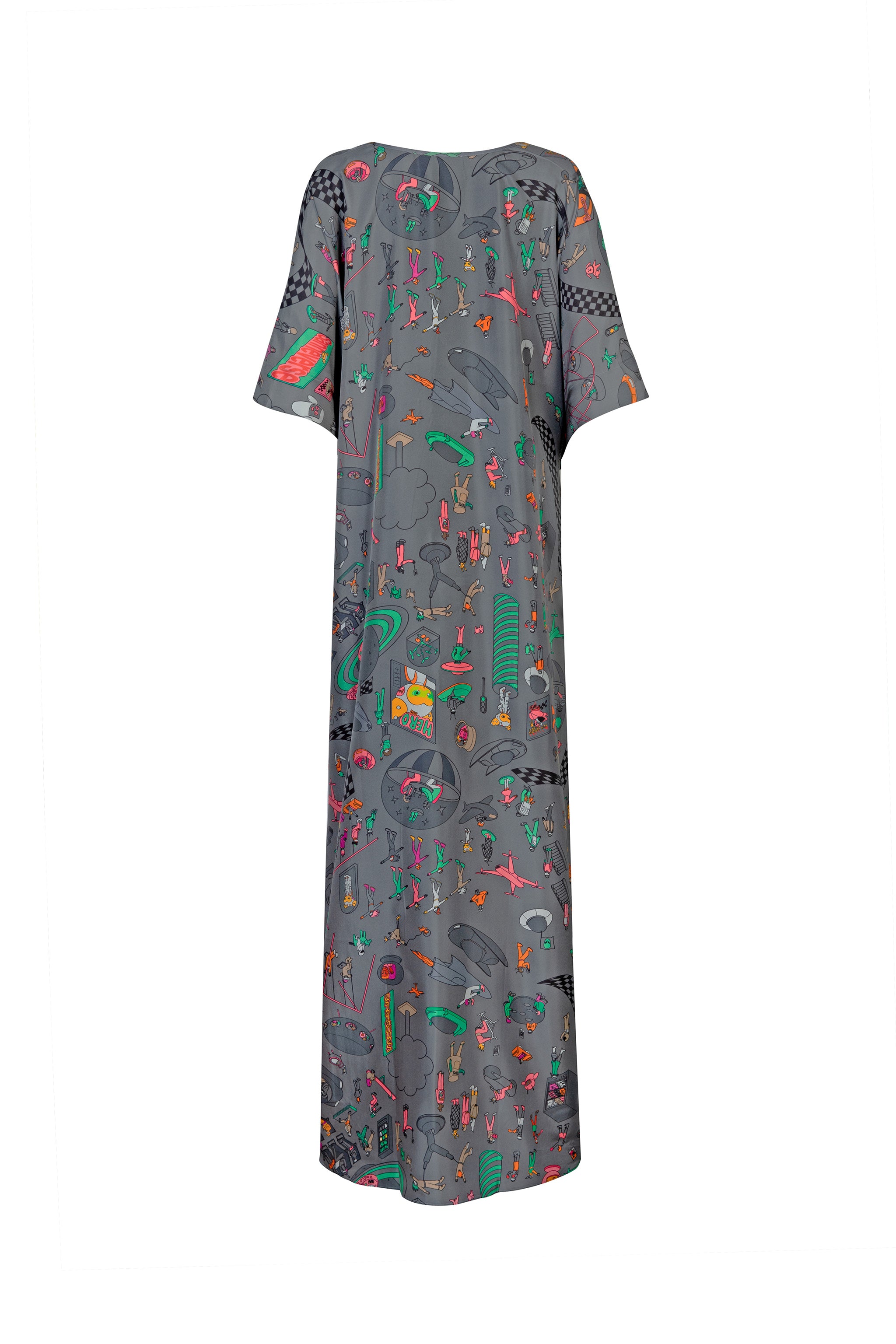 Astreroid Grey Kaftan - Grey
