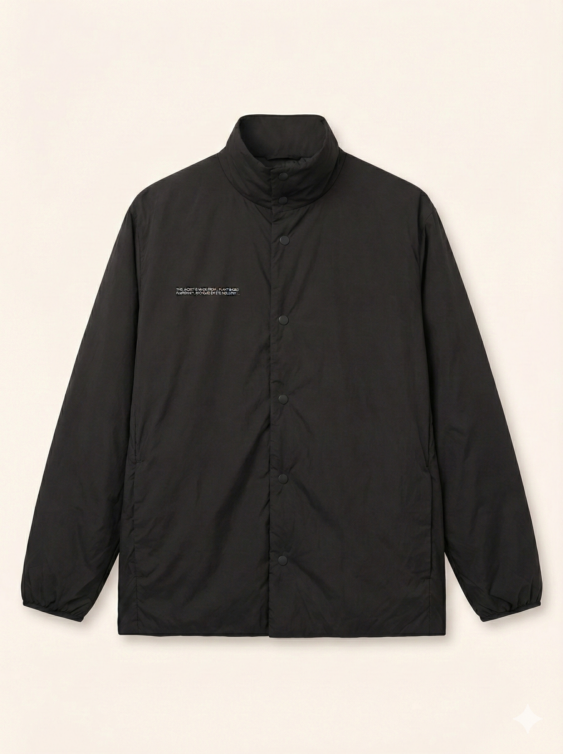 Buttoned Jacket - Black