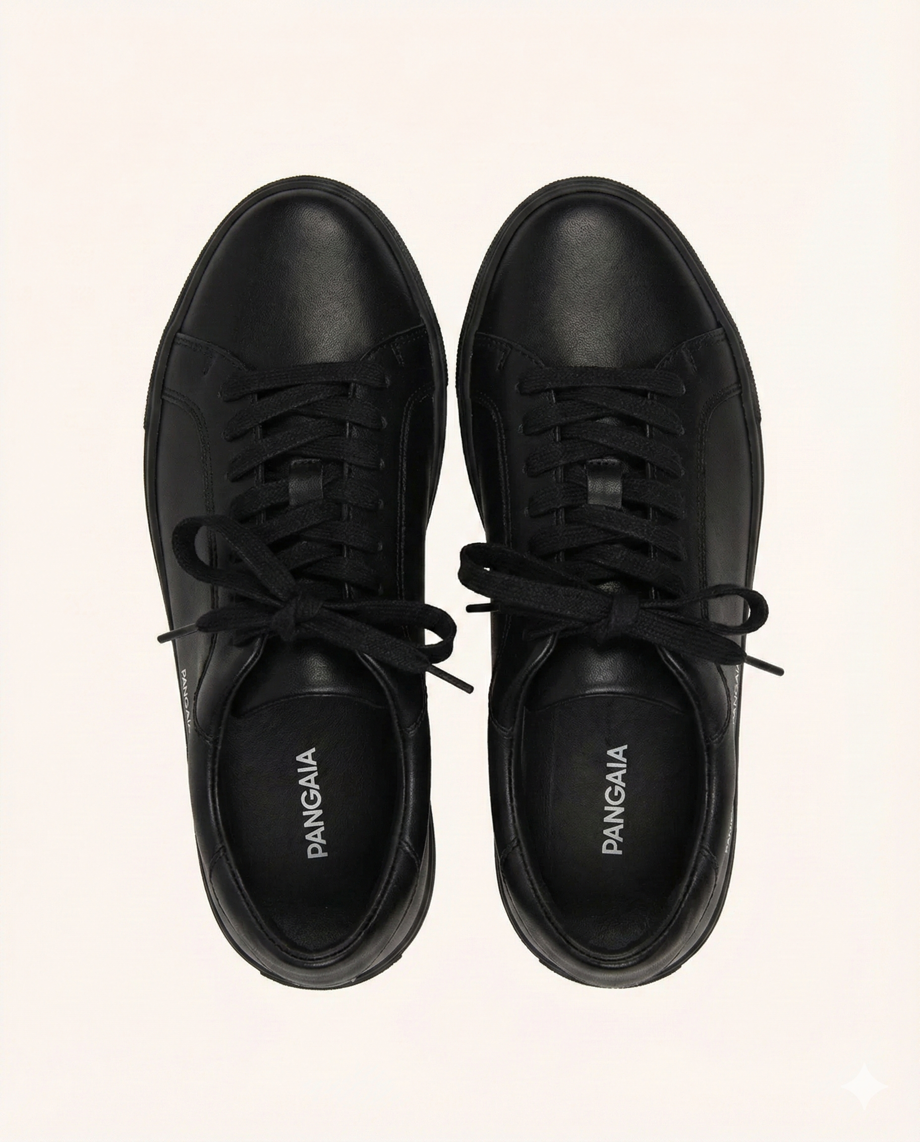 Grape Leather Sneakers - Black