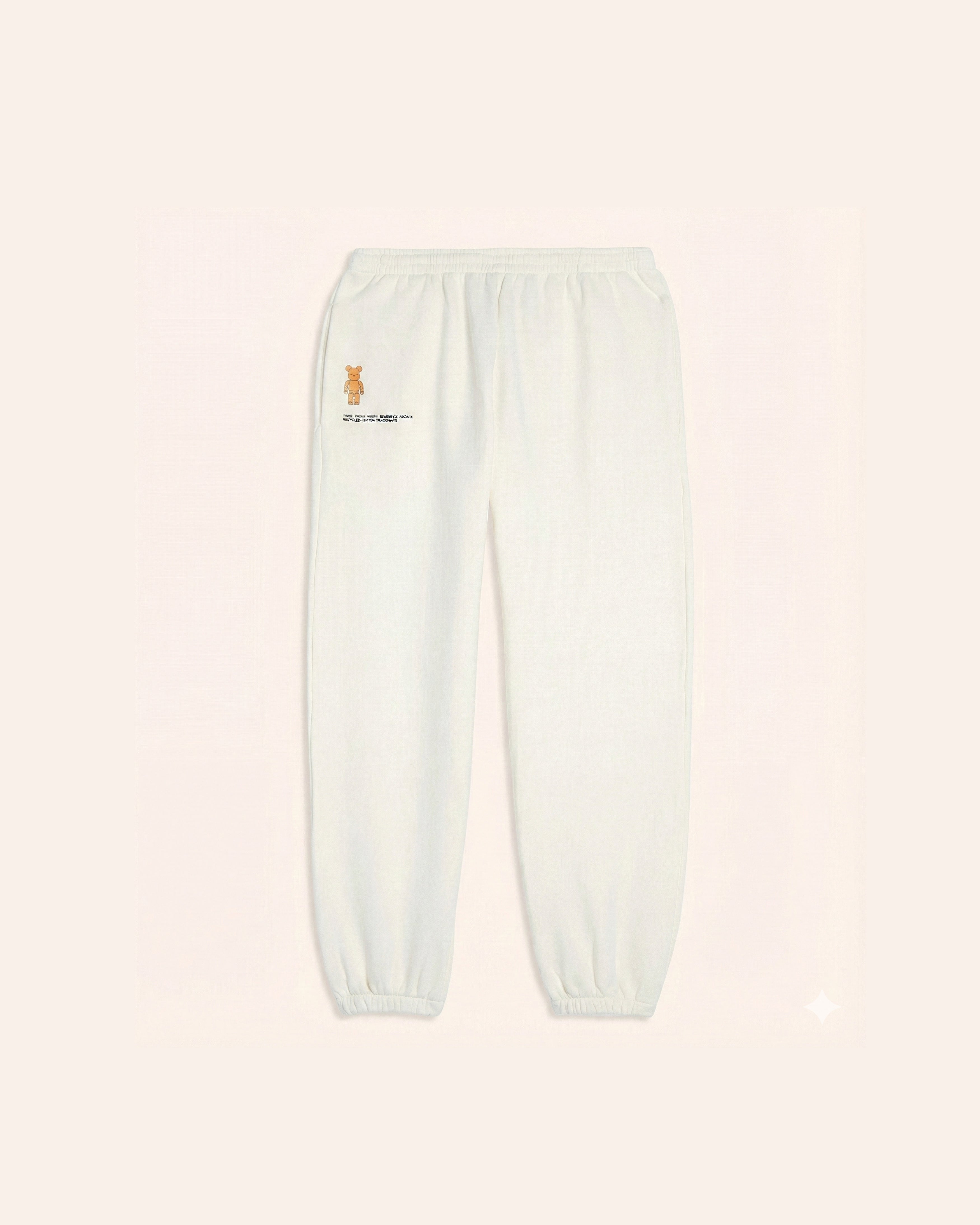 Haroshi Bearbrick Heavyweight Trackpants - Off White