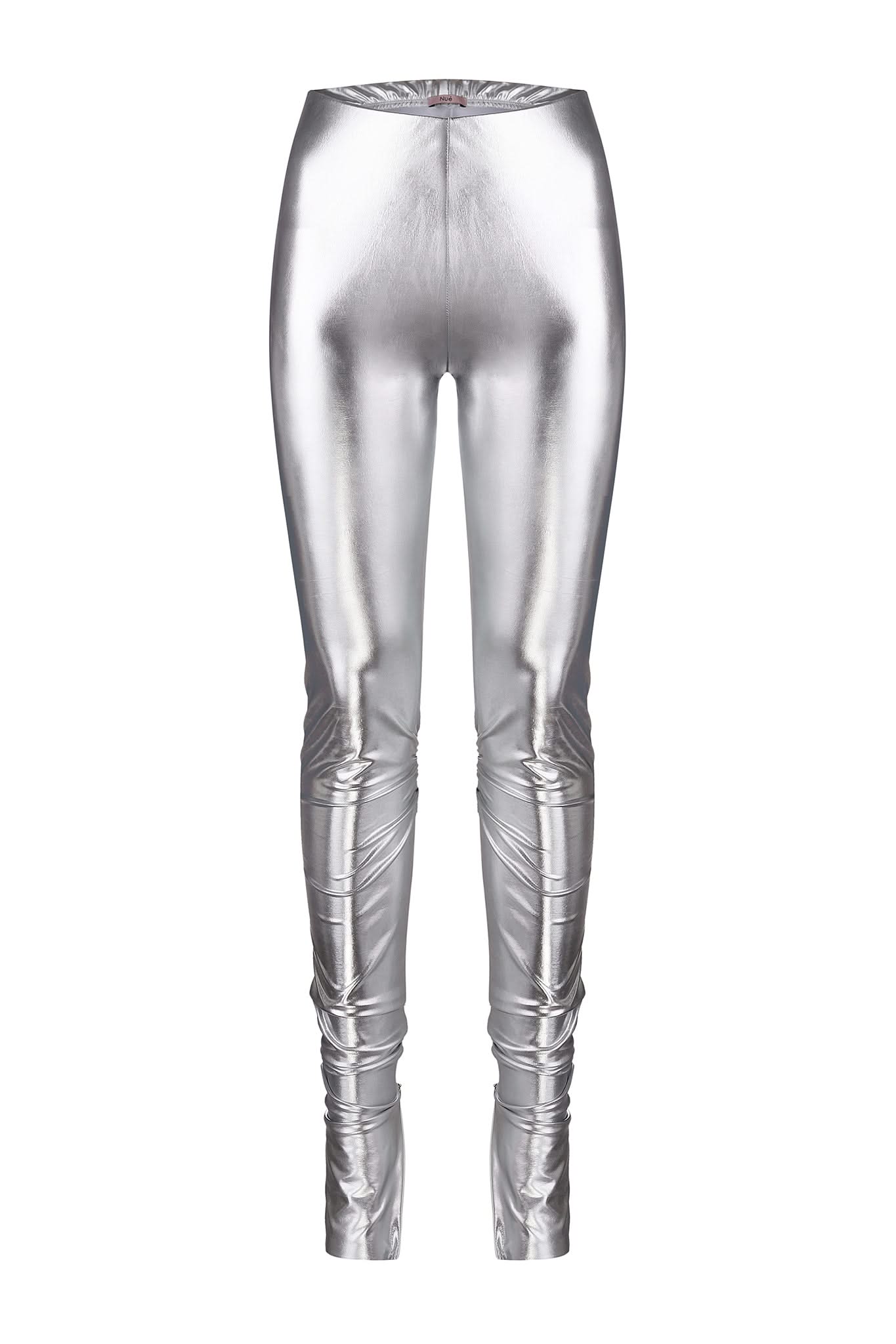 METALLIC LEGGINGS - Silver