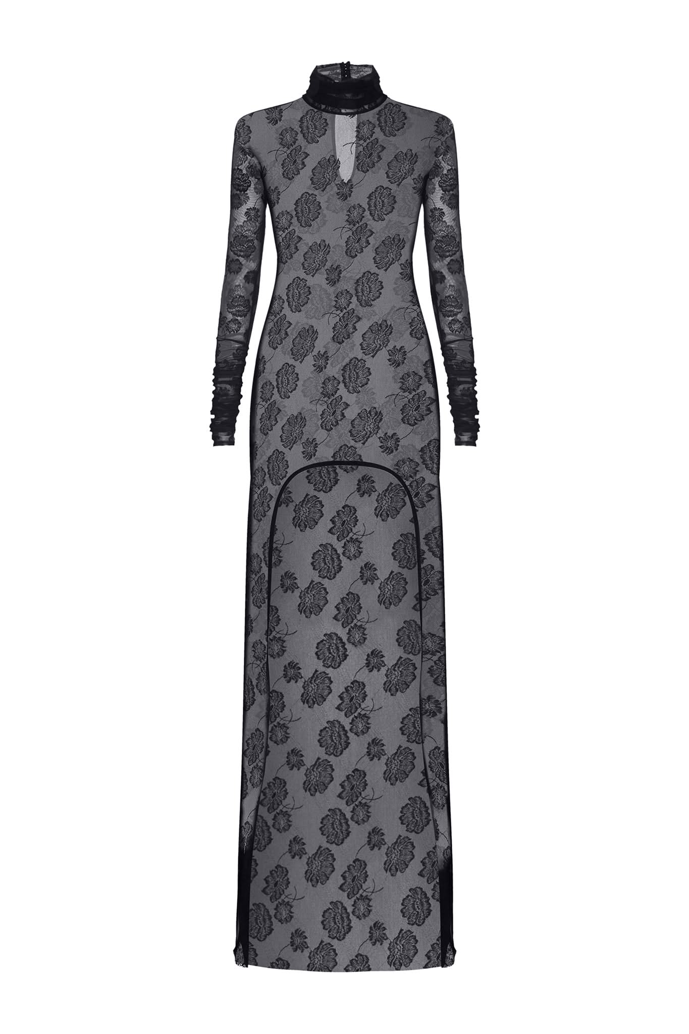 AFFAIR LACE DRESS - Black