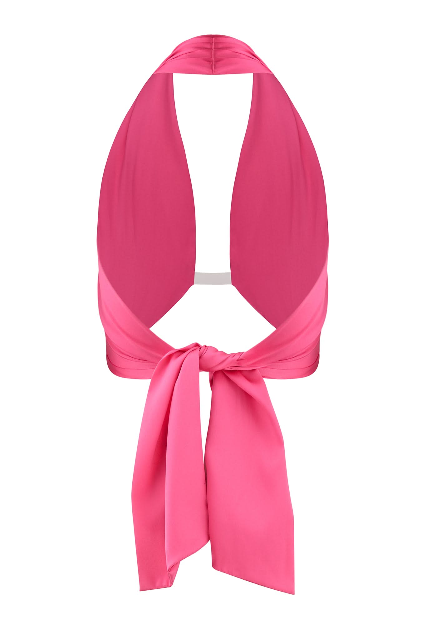 MIA SILK TOP - Rose Pink