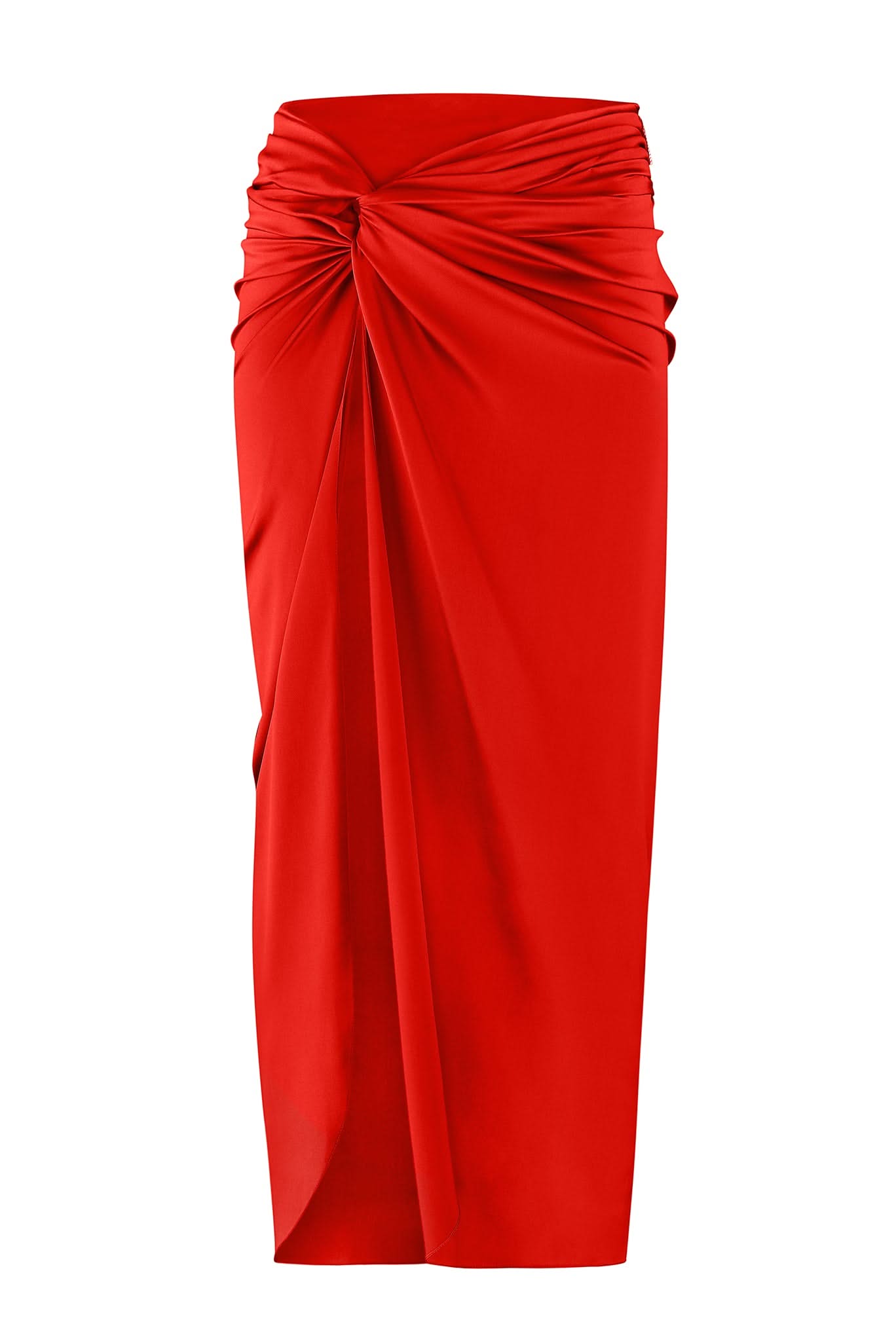 KNOT SKIRT - Red