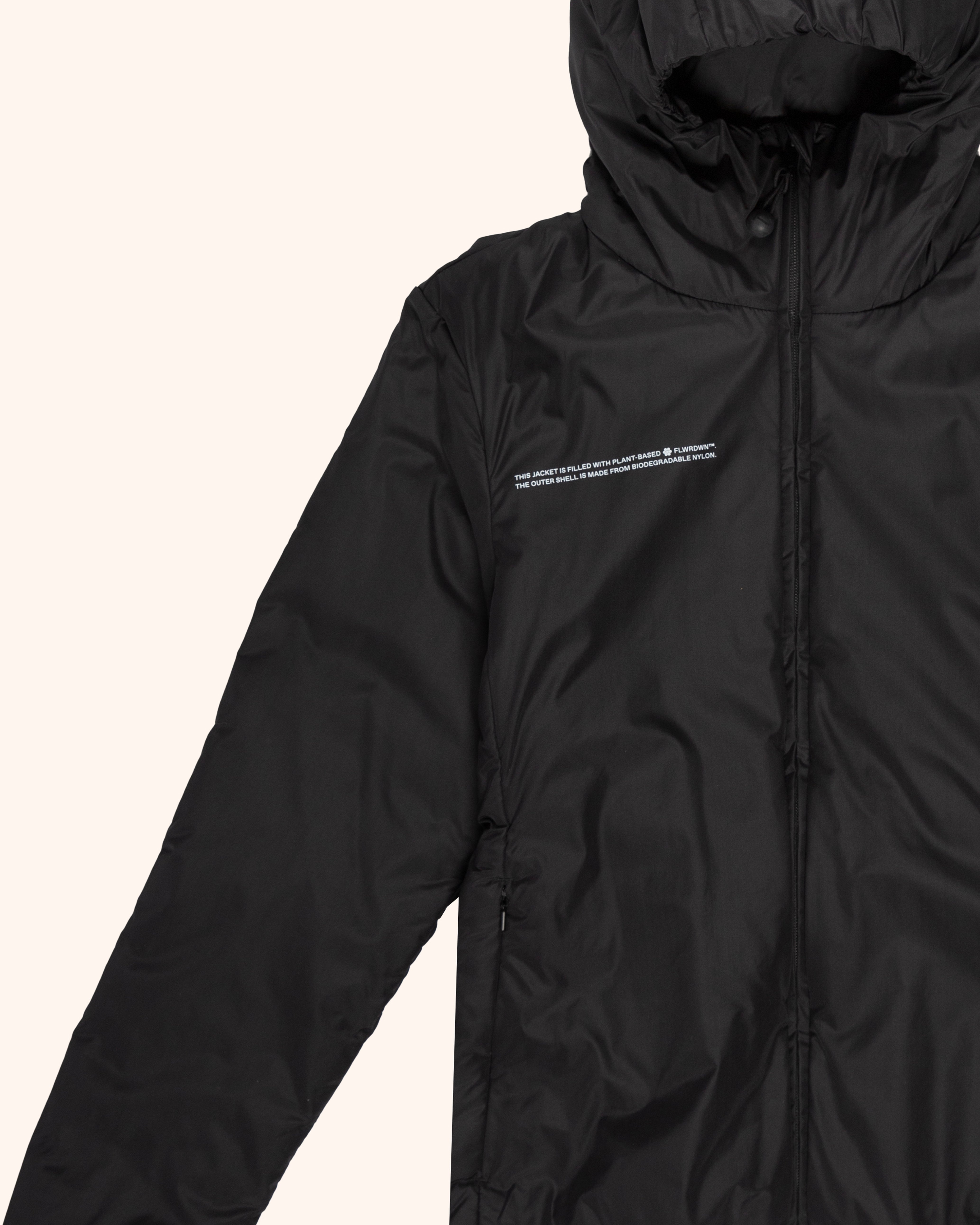 Enhanced Degradation Nylon Jacket - Black