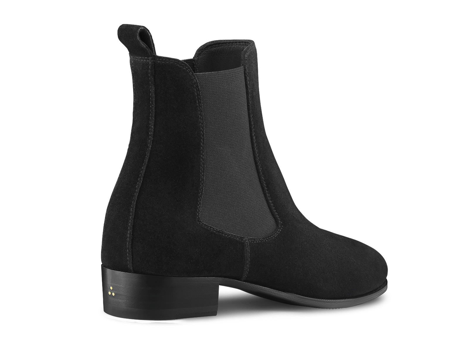 Joan Boot in Black Glove Suede