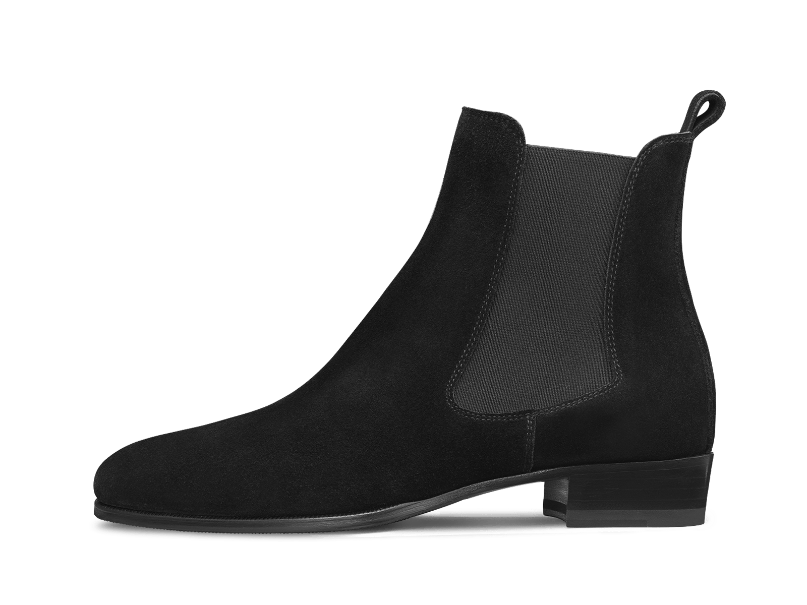 Joan Boot in Black Glove Suede