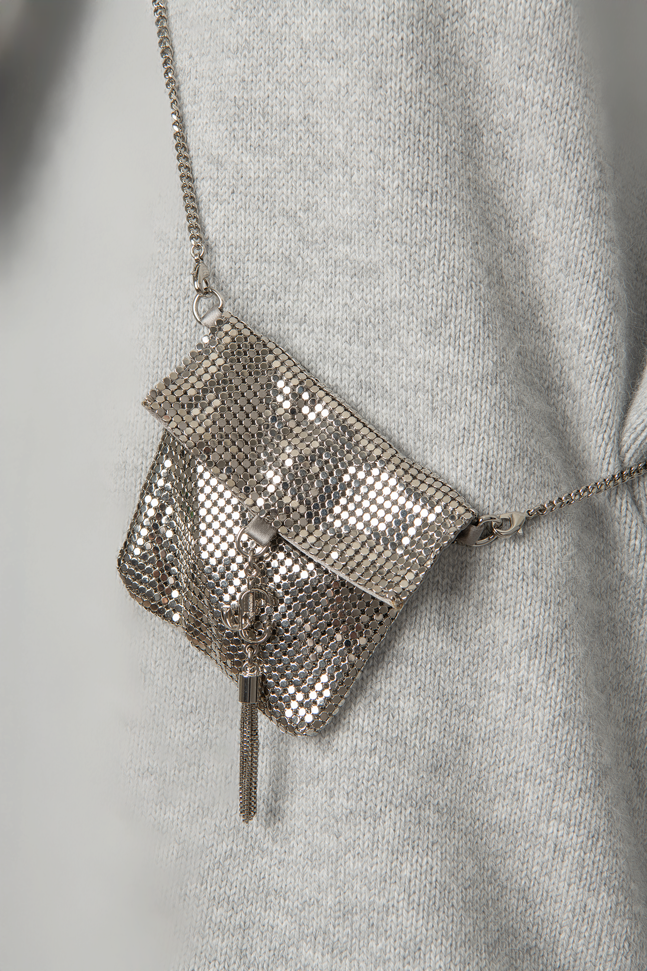 Jimmy Choo Crystal-Embellished Cross-Body Bag