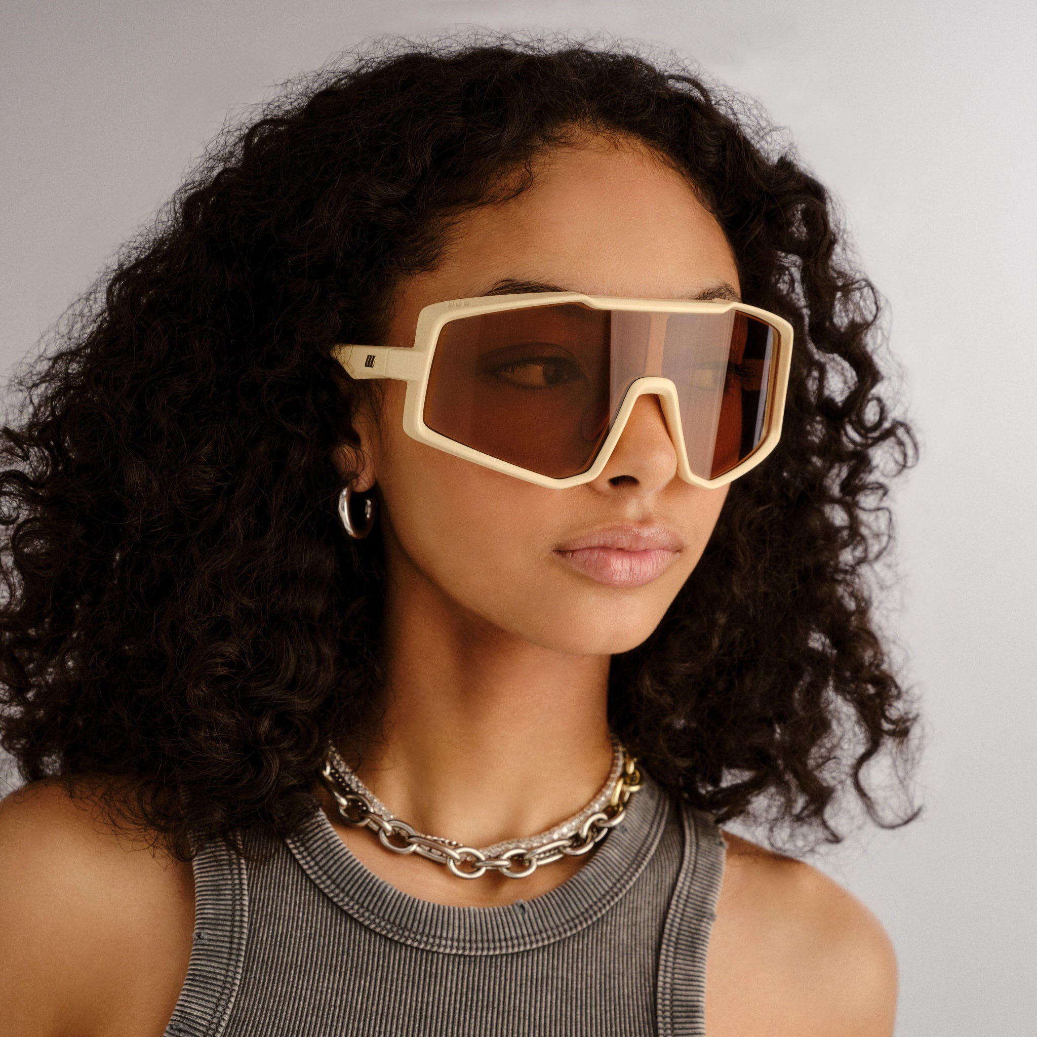 VULTURE | IVORY | LIGHT BROWN MONO | SUNGLASSES