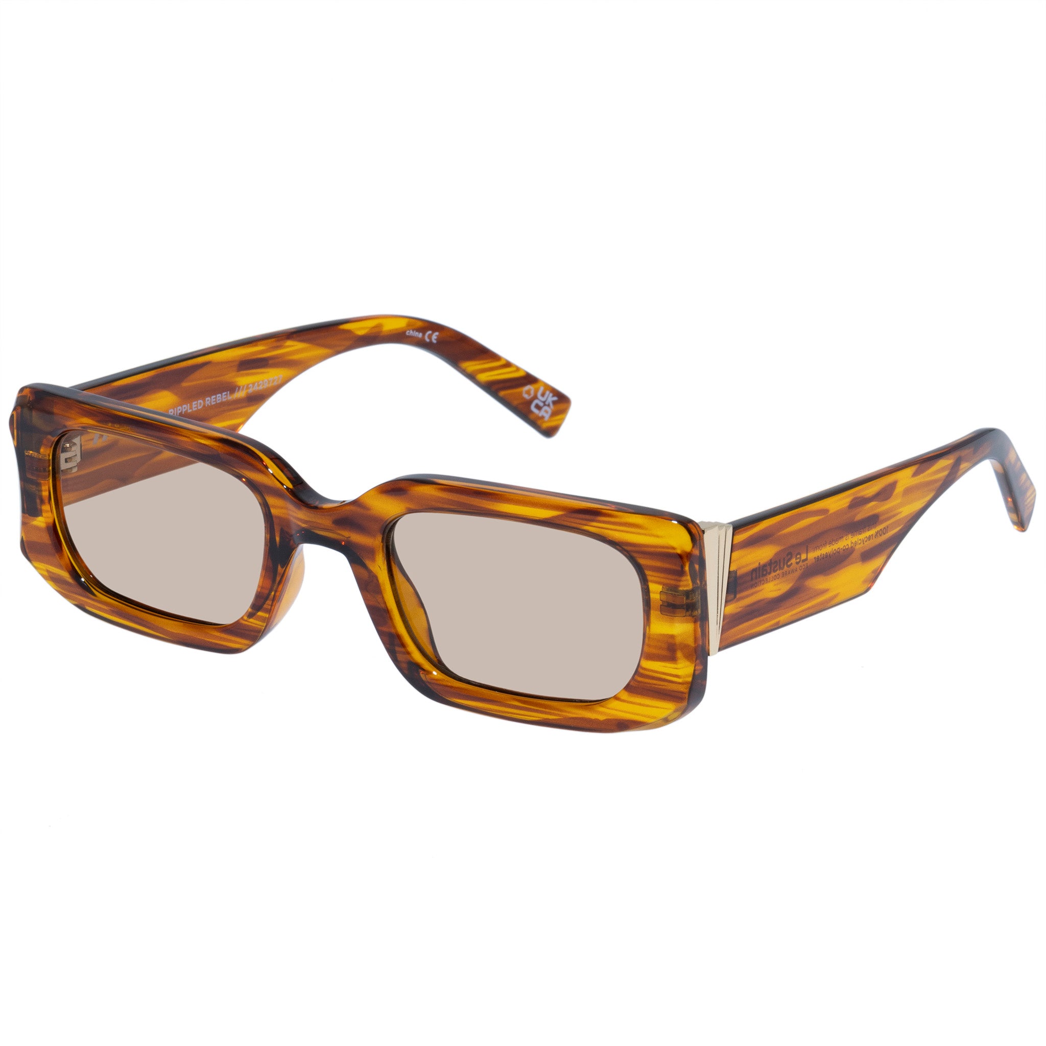 RIPPLED REBEL | WOODSTRIPE | NUTMEG TINT | SUNGLASSES