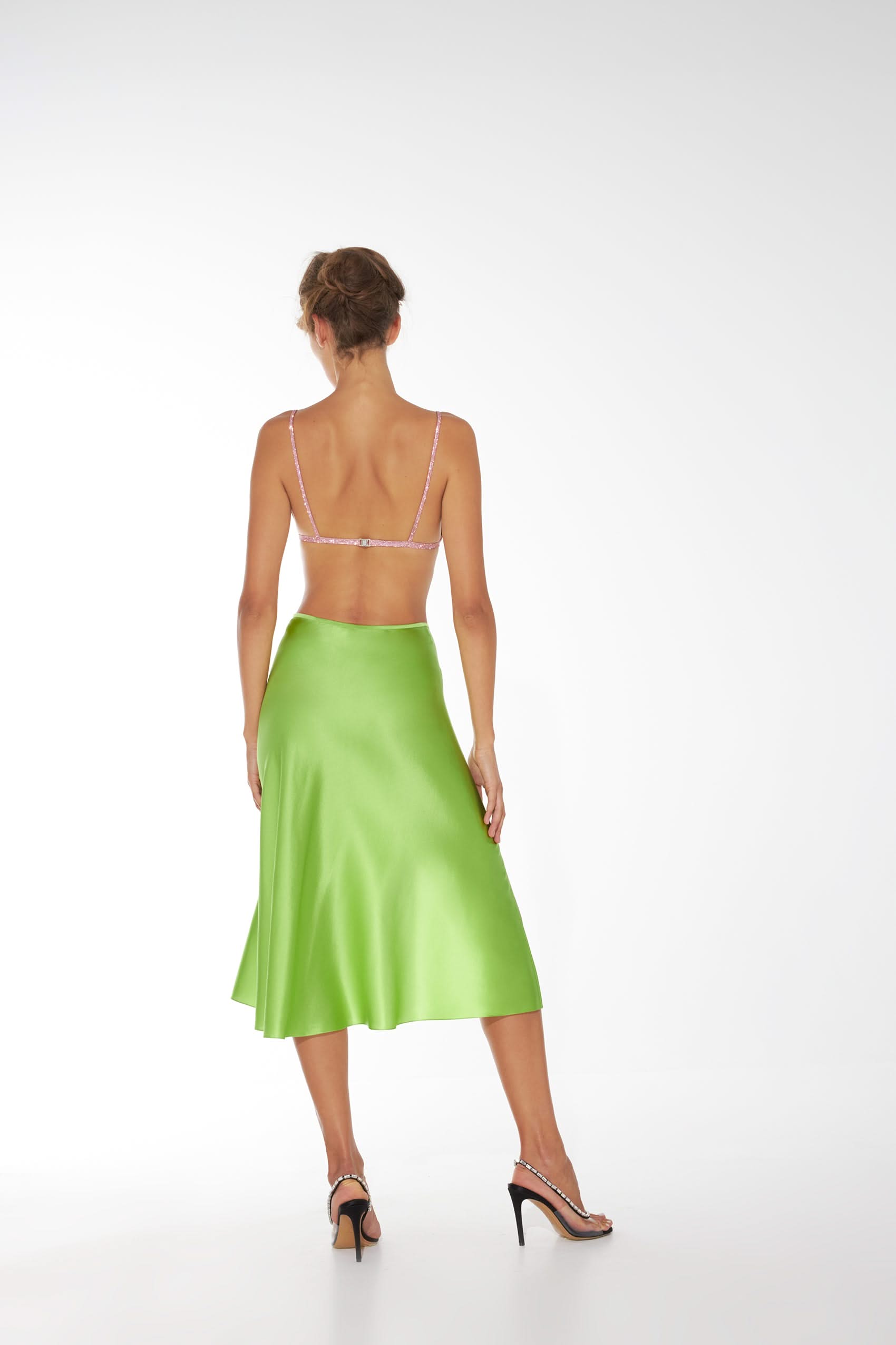 LAETITIA SKIRT - Lime Green