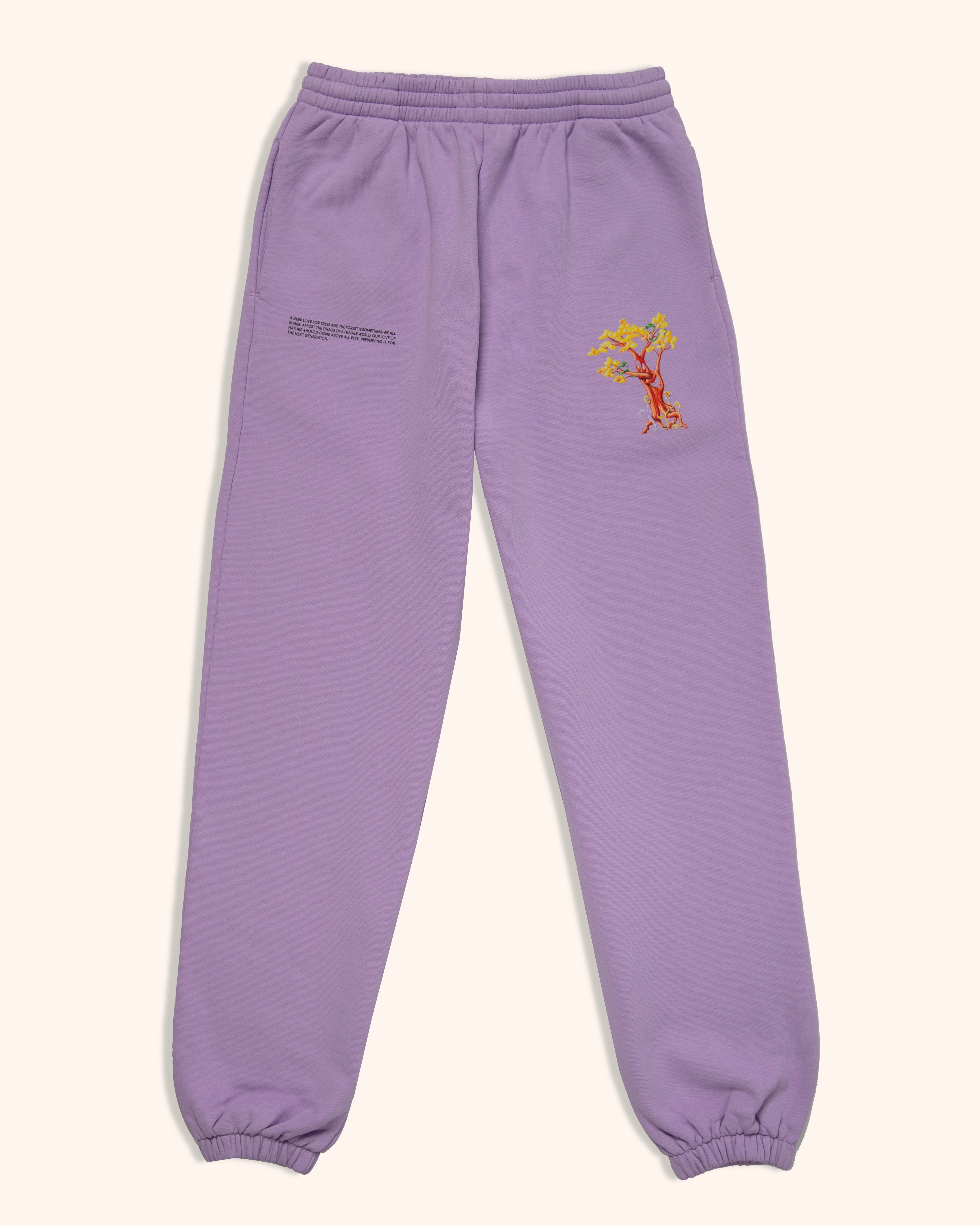 Kenny Scharf Heavyweight Trackpants - Orchid Purple