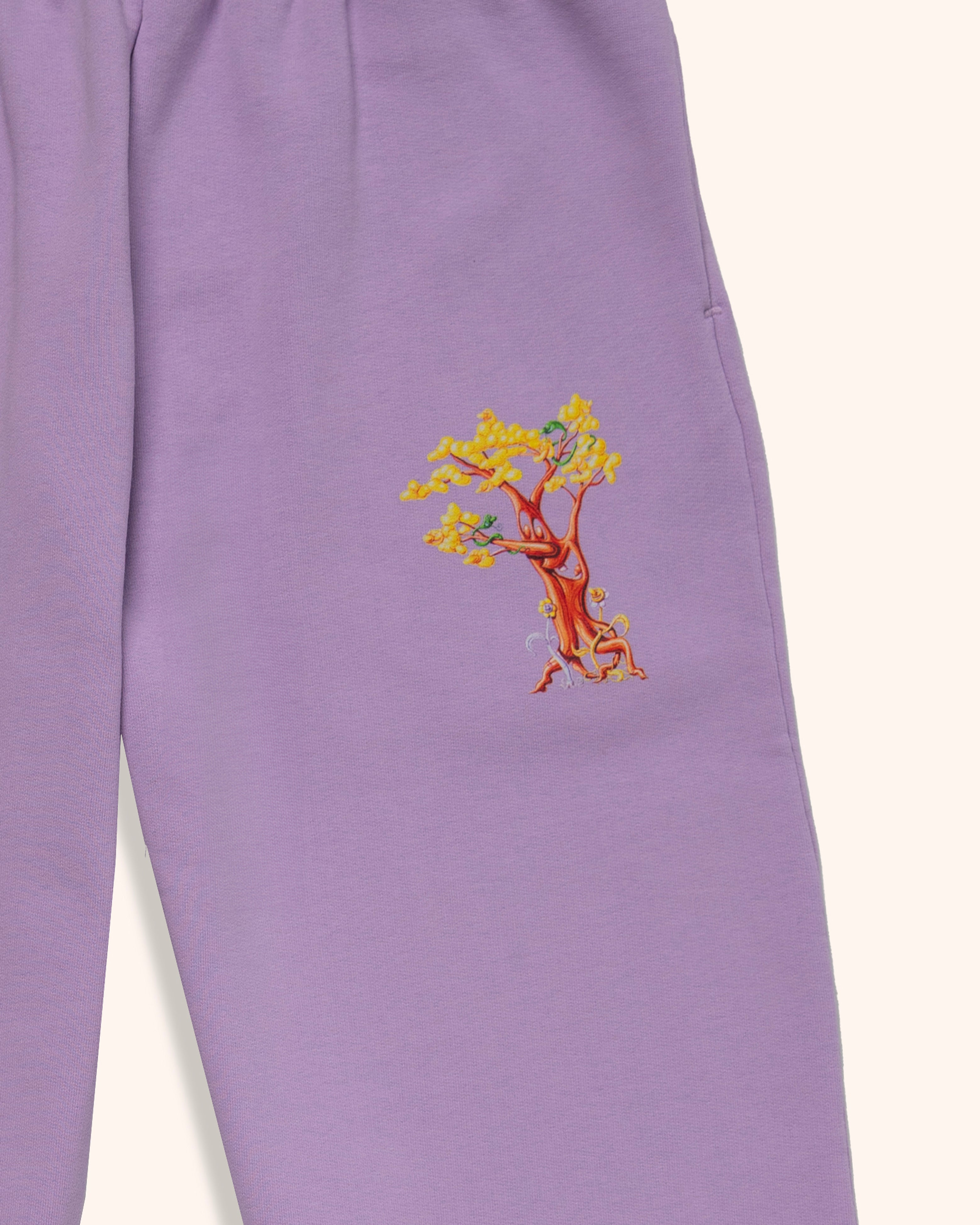 Kenny Scharf Heavyweight Trackpants - Orchid Purple