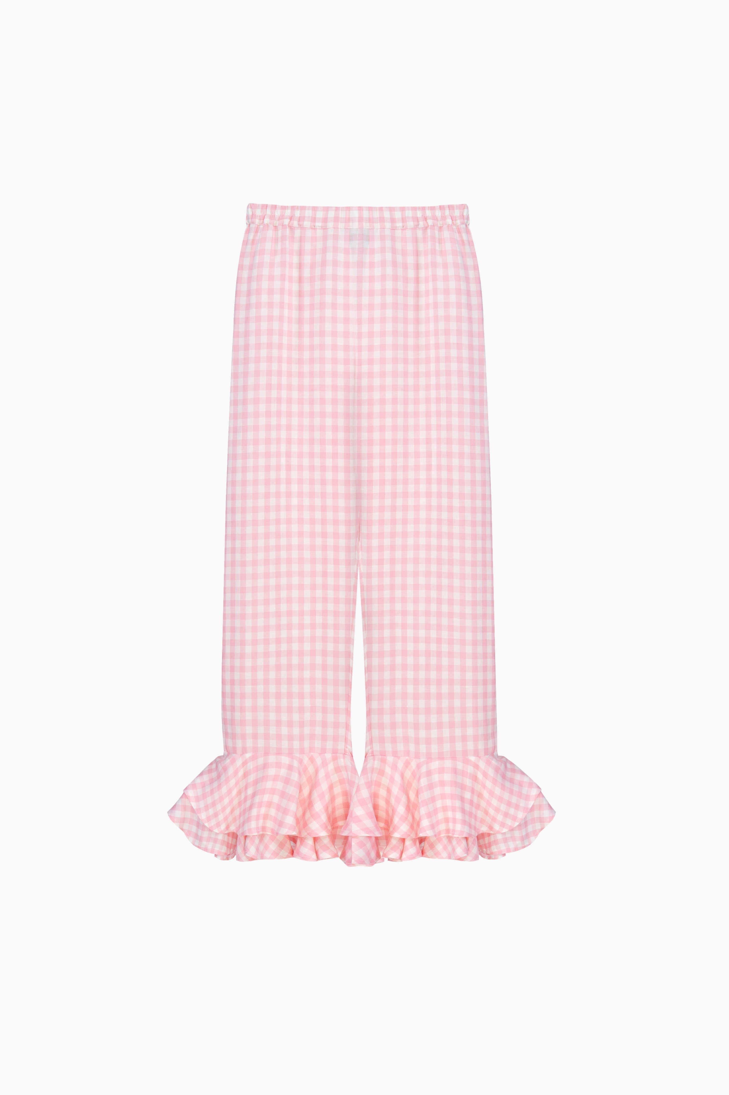 Cha-Cha Lounge Pants in Pink Vichy