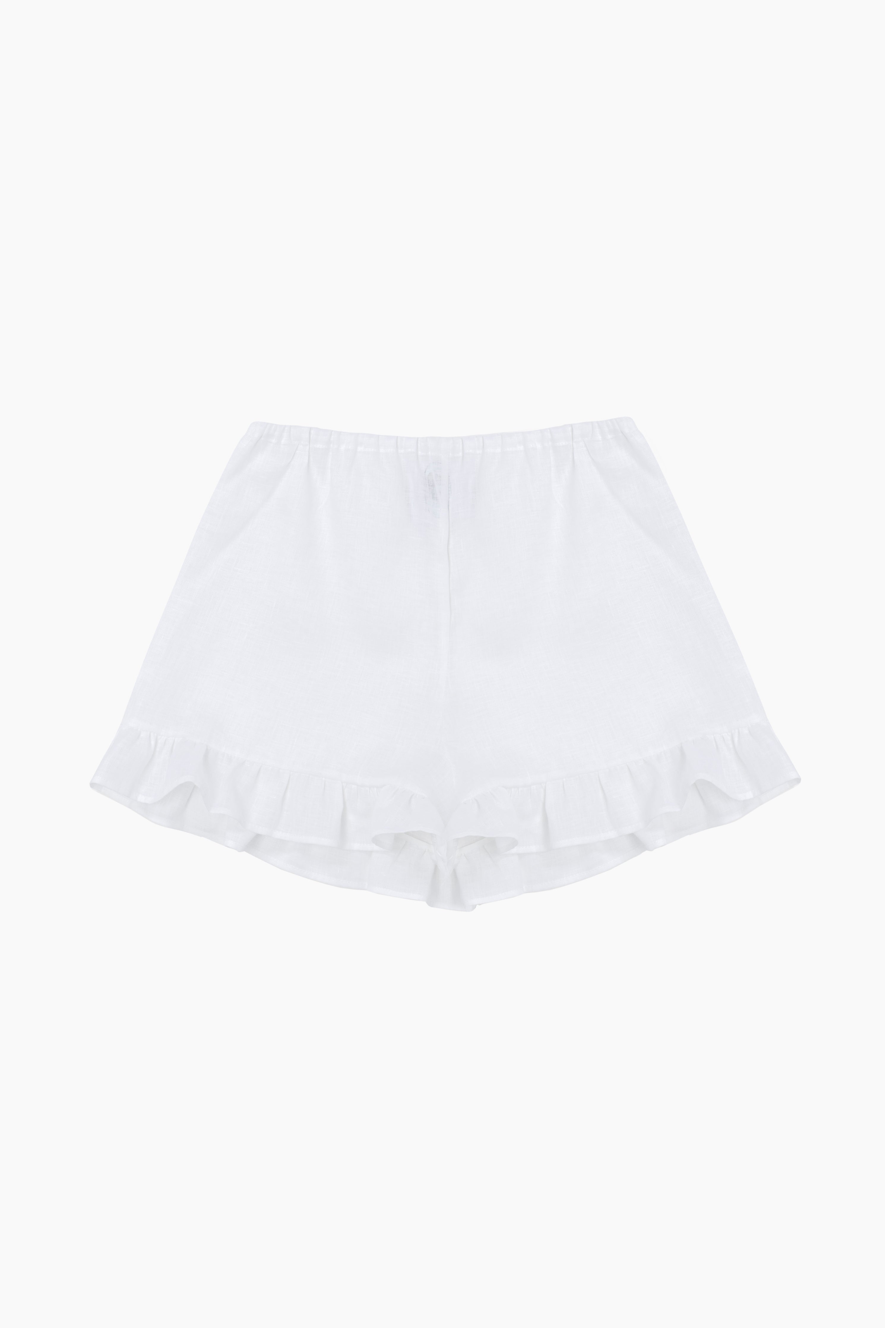 Cha-Cha Lounge Shorts with Headscarf in Milk