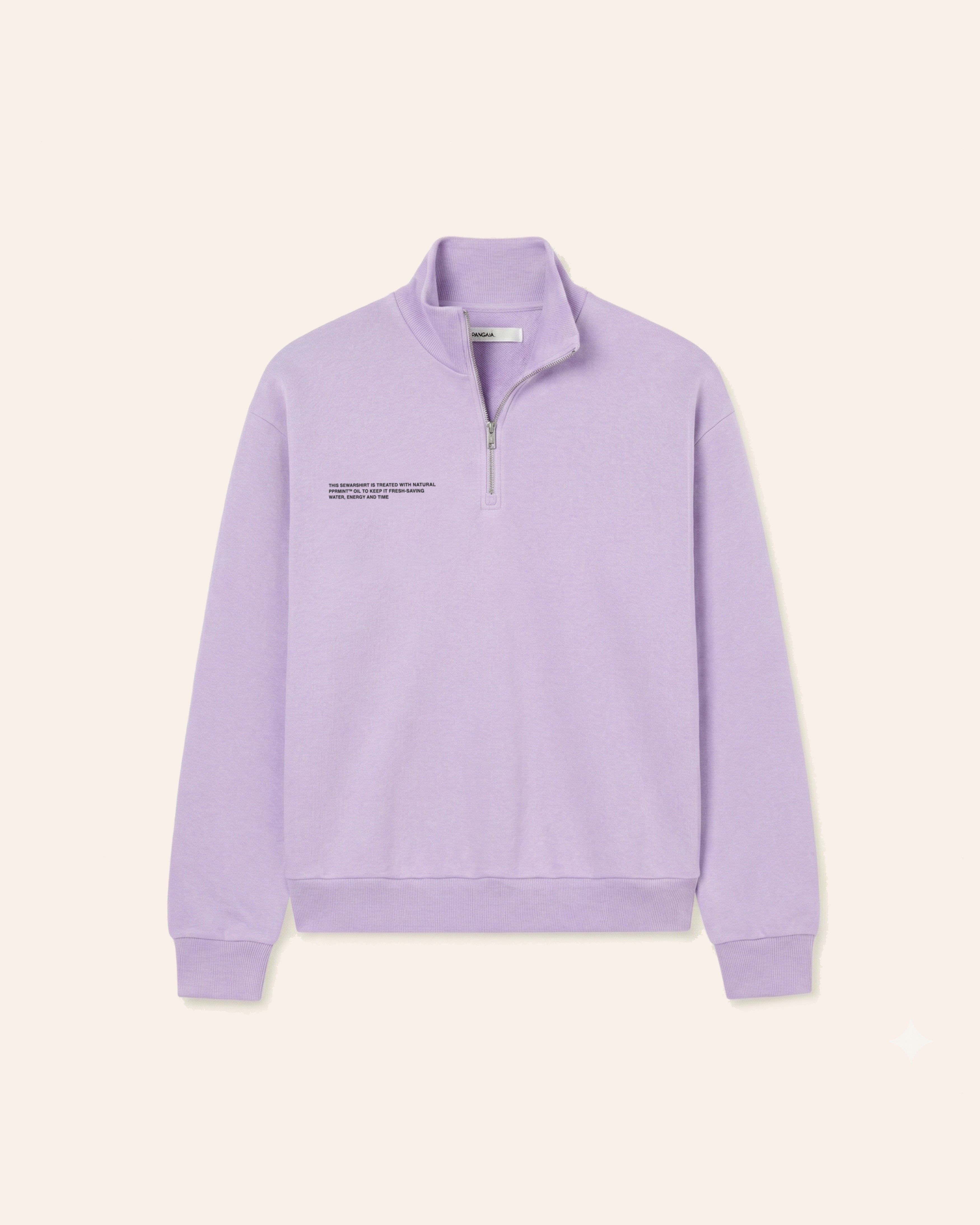 Midweight Half Zip Sweatshirt - Orchid Purple