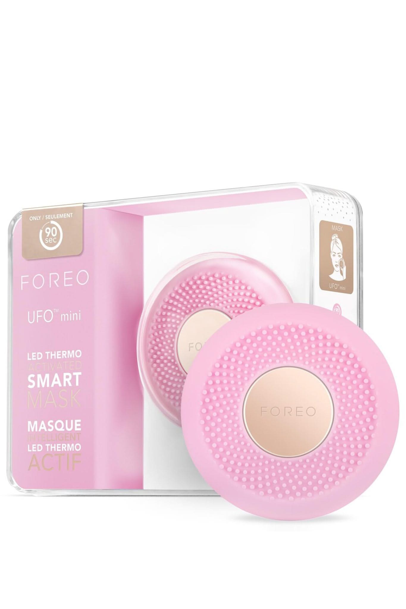 FOREO Ufo Mini Full Facial Led Mask Treatment - Pearl Pink