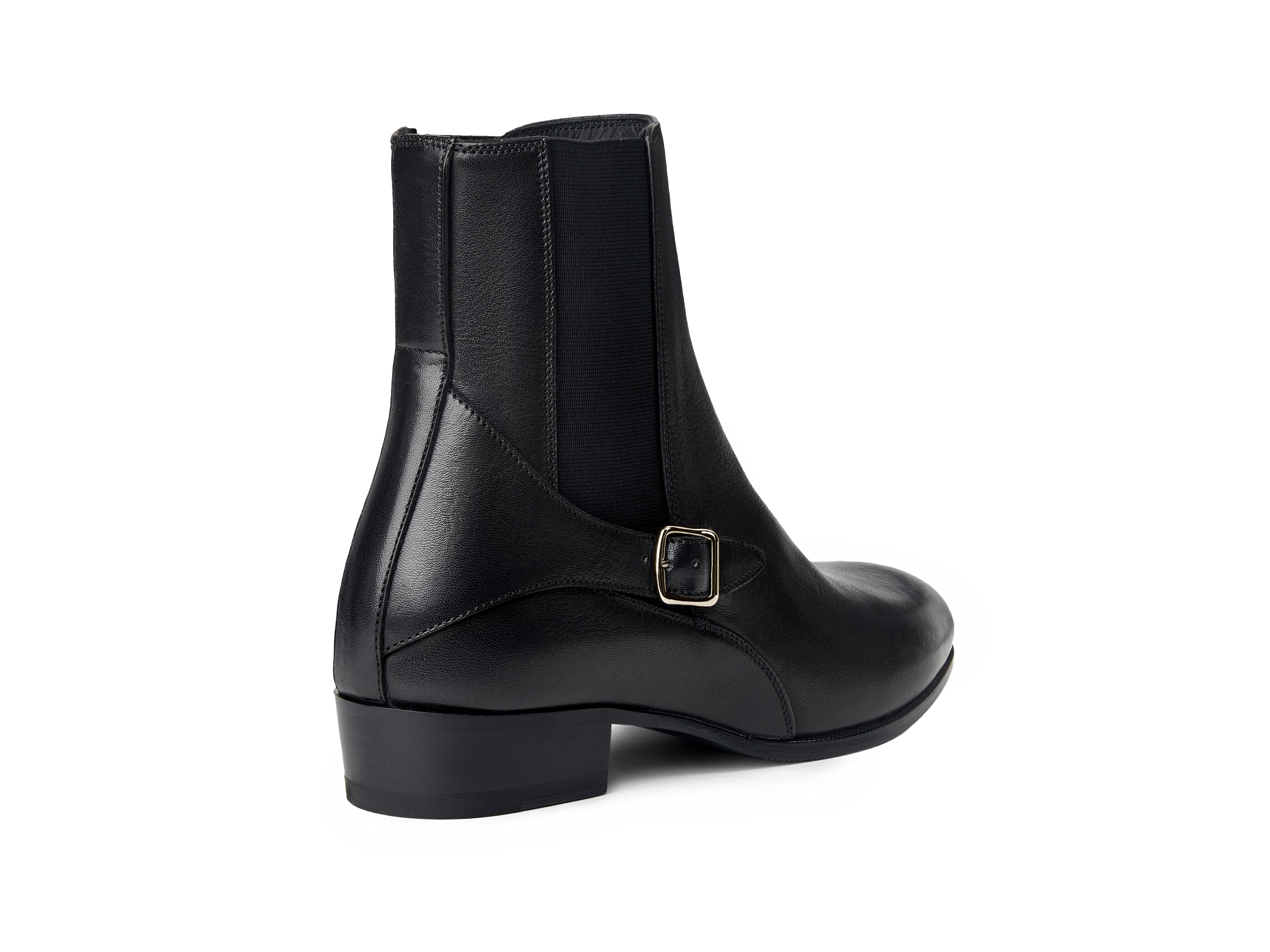 Hopper Boots in Black Dream Calf