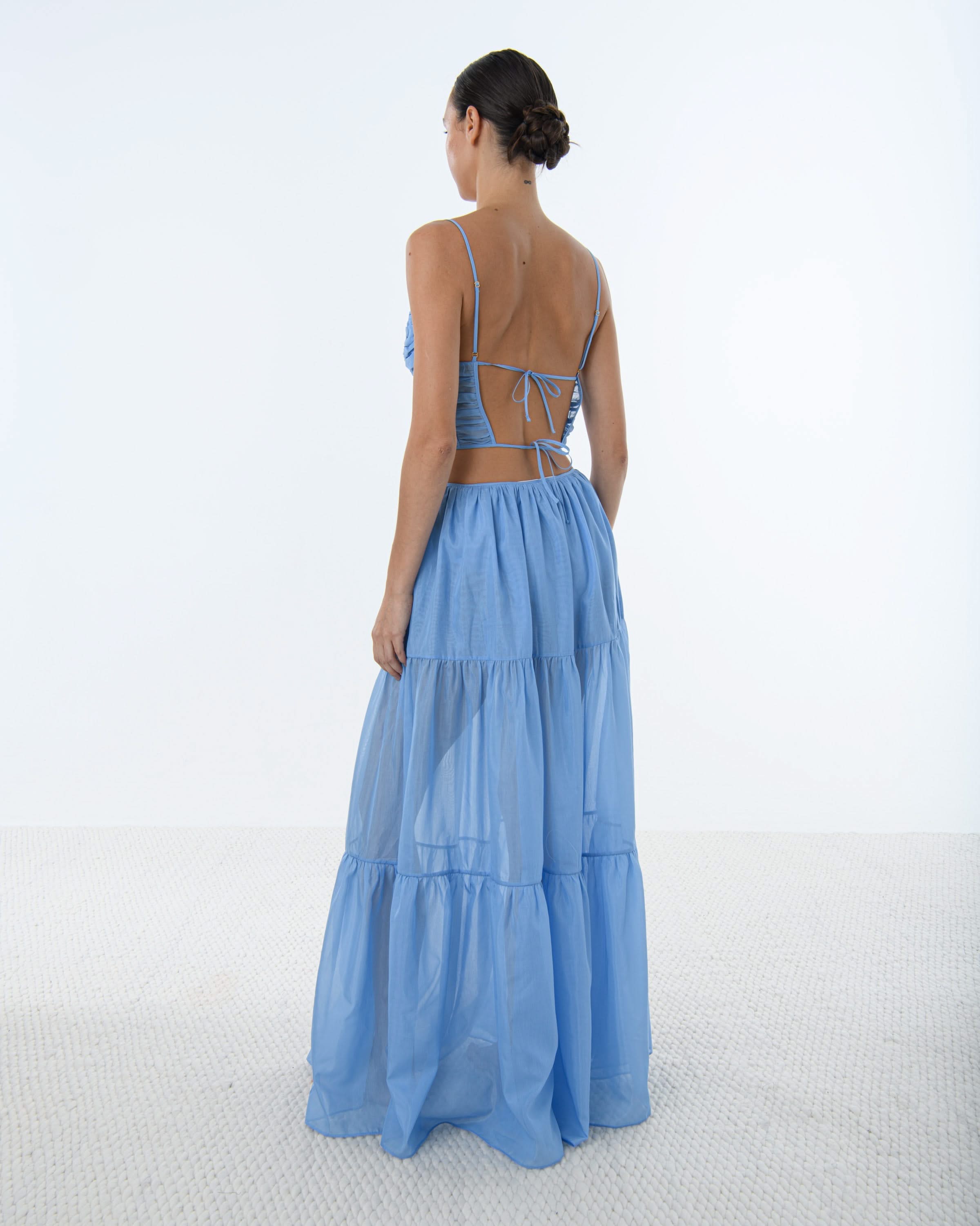 South & June in Delicate Blue