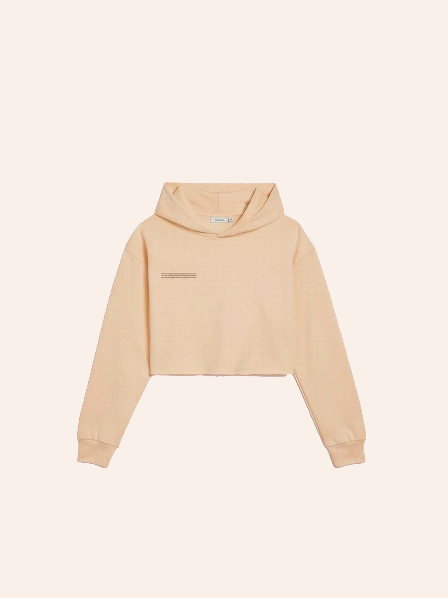 Cropped Midweight Hoodie - Hay Yellow
