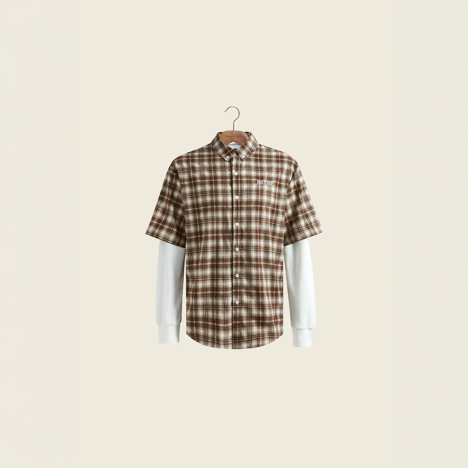 DOUBLE LAYERED BUTTON DOWN