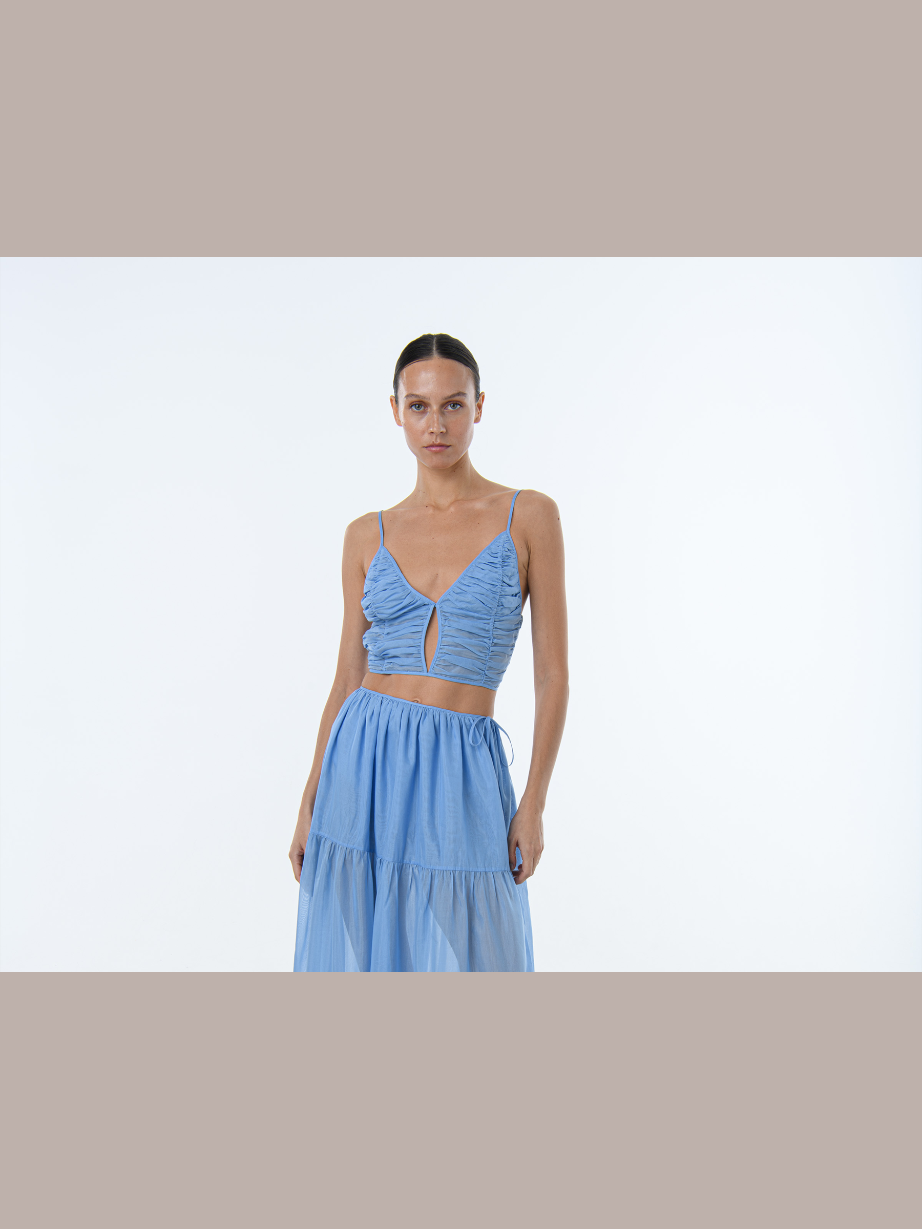 South & June in Delicate Blue