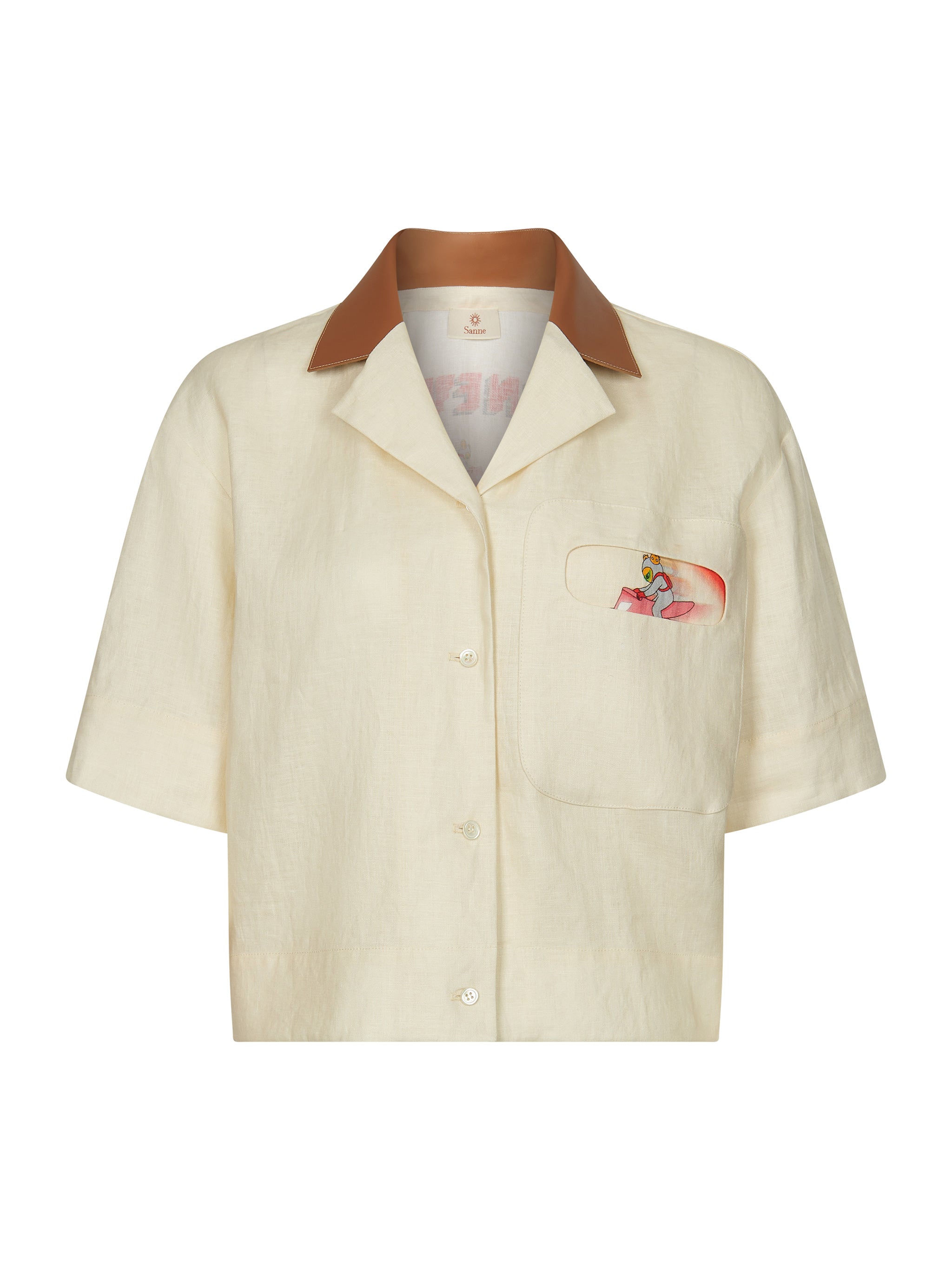 Sanne Linen Shirt - Yellow