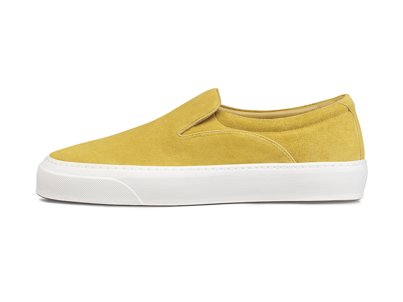 Beat Trainer in Cornmeal Yellow Glove Suede