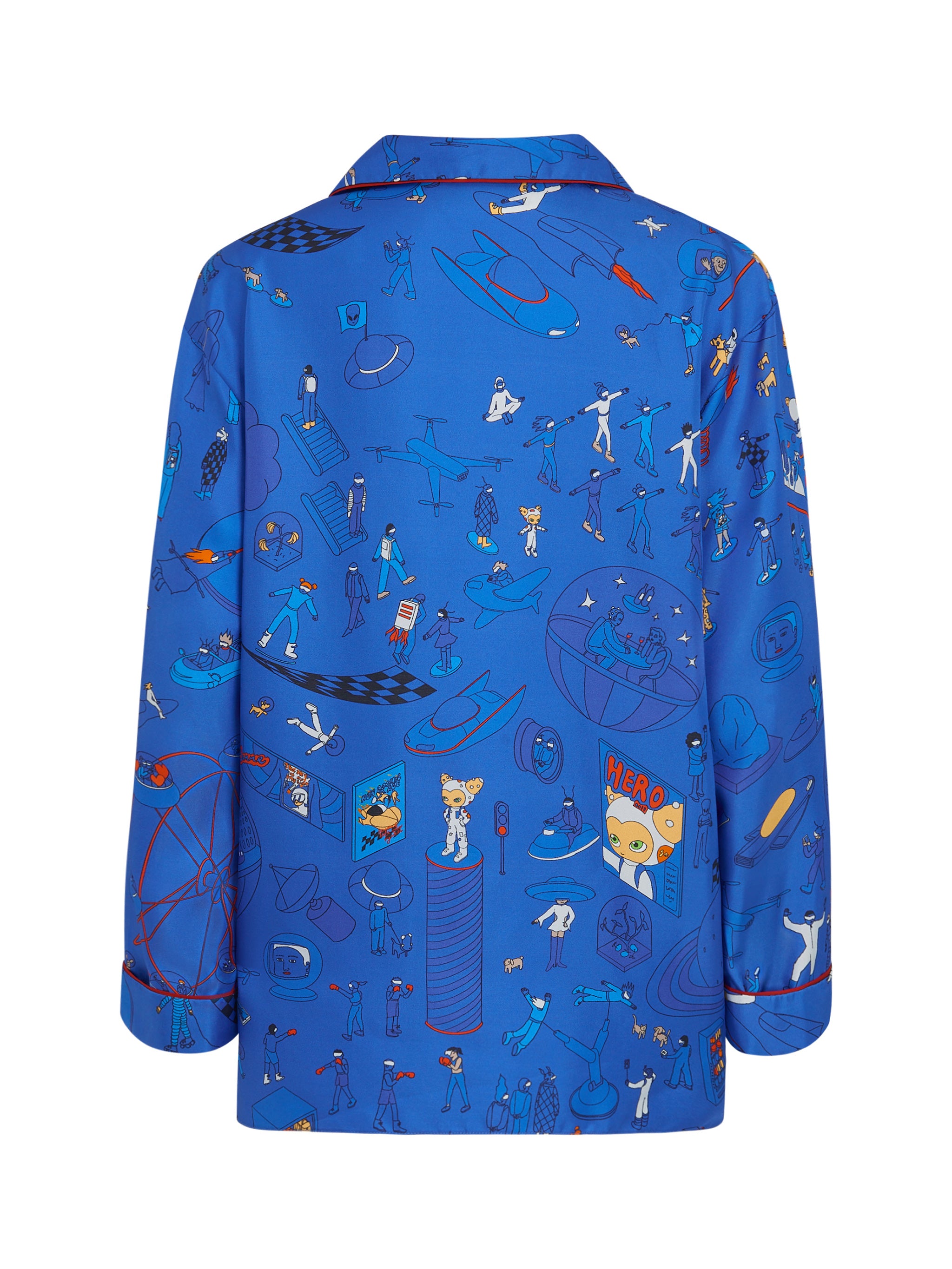Pluto Blue Shirt - Blue Multi