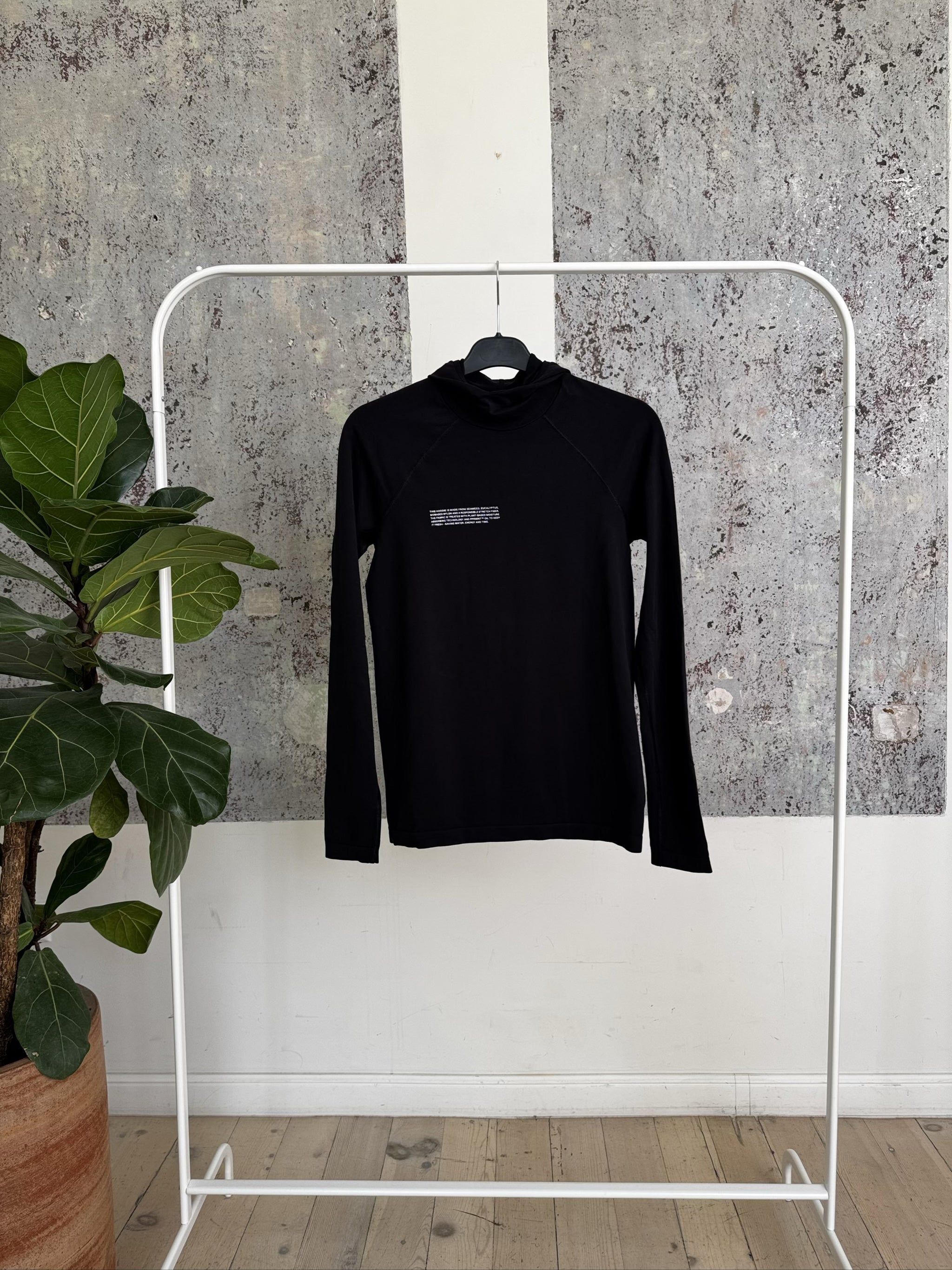 Men's Activewear Hoodie - Black - S