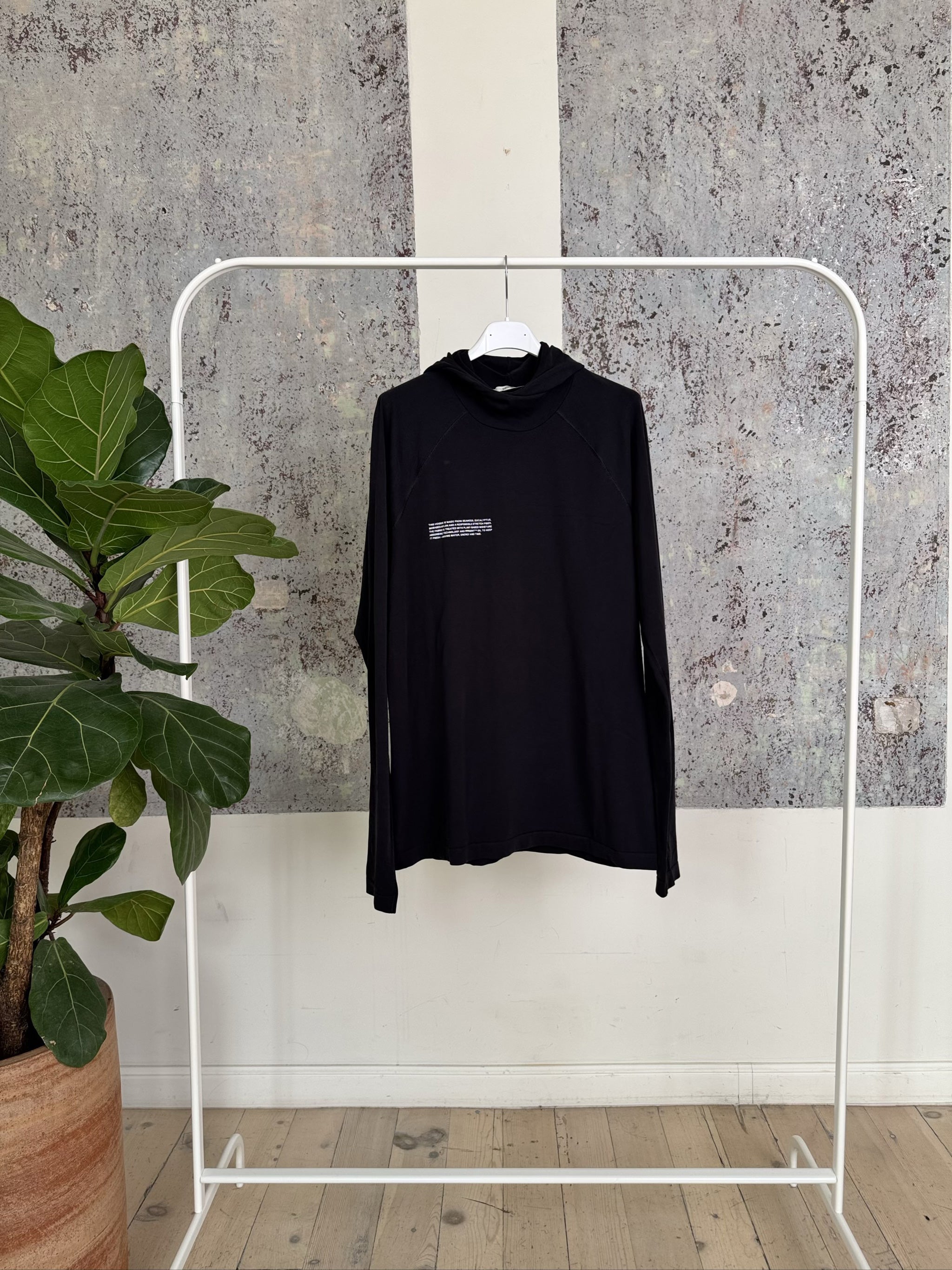 Men's Activewear Hoodie - Black - L