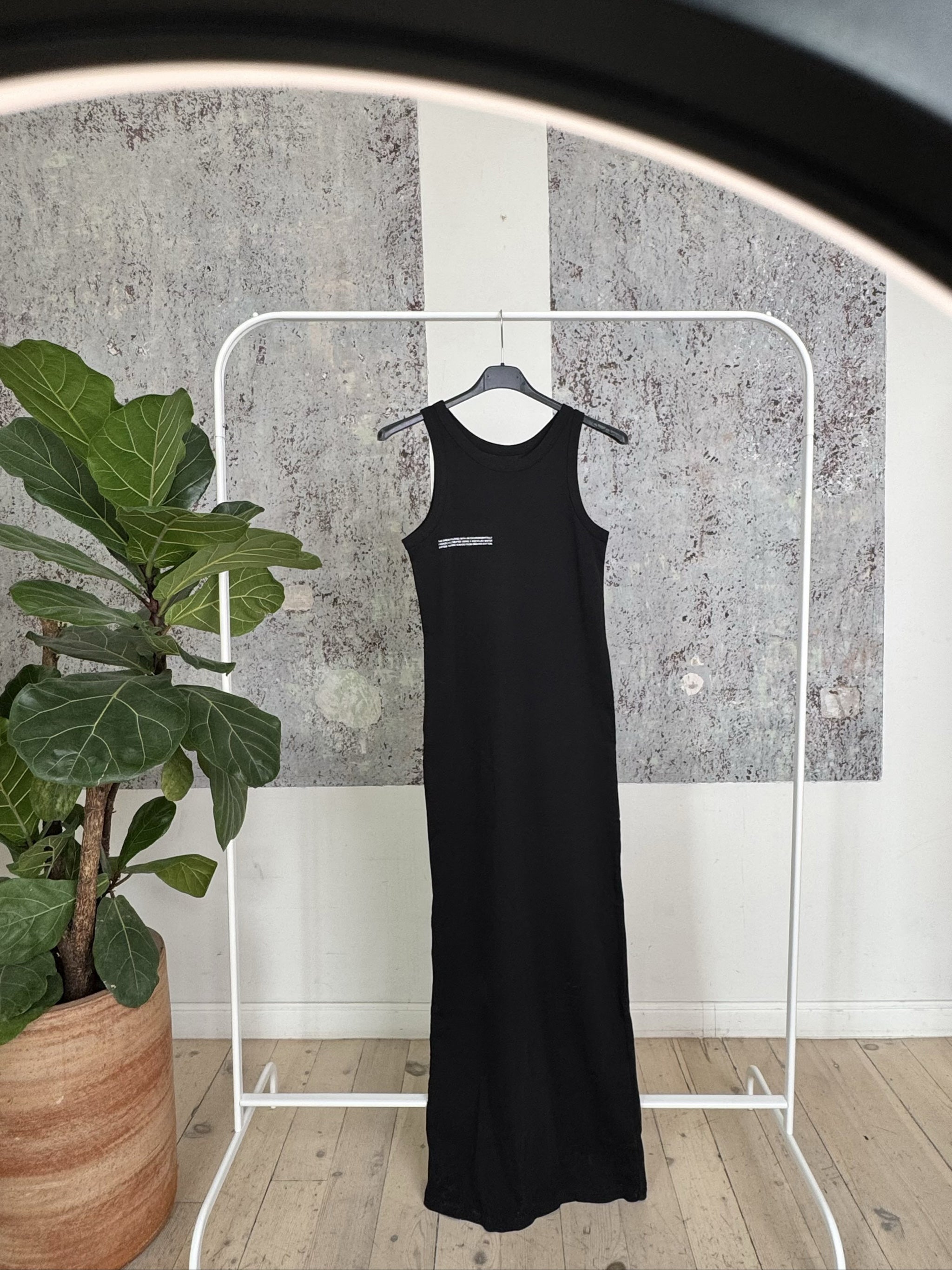 Organic Cotton Long Tank Dress 20JDW04 - S